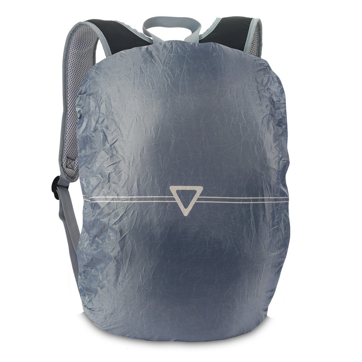 Rucksack-Regenschutz Regenhülle für Rucksack, hellgrau