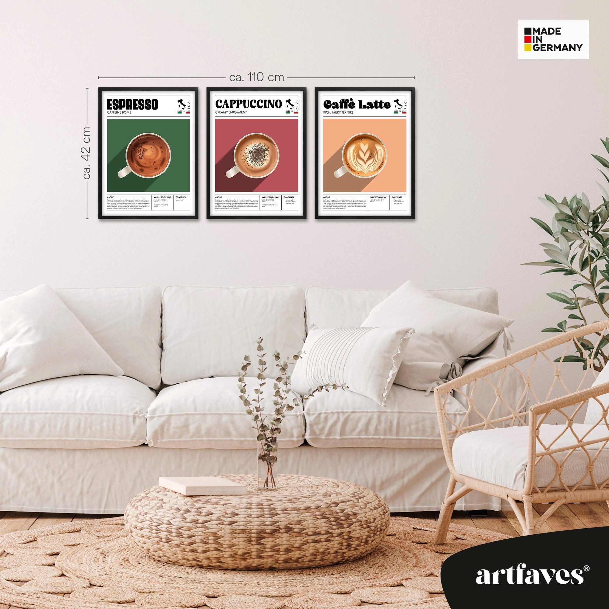 ARTFAVES Bilder-Collage Poster Set - Coffee günstig online kaufen