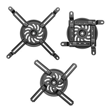 Maclean MC-945 Beamer-Wandhalterung, (Regulierbarer Wandabstand [926-1518mm]; Drehbar [360°]; Neigbar [±15)