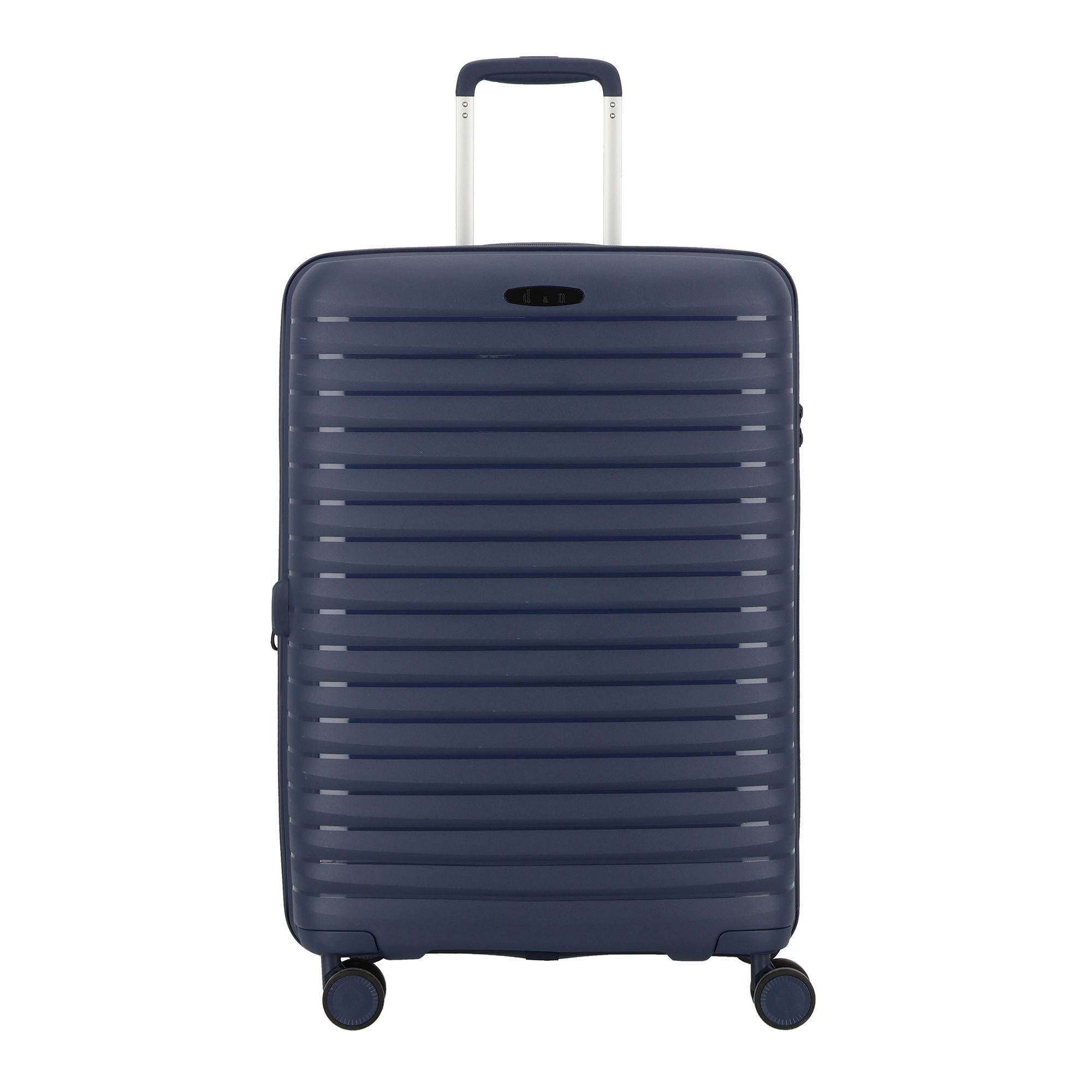 D&N Hartschalen-Trolley Travel Line, 4 Rollen, Polypropylen
