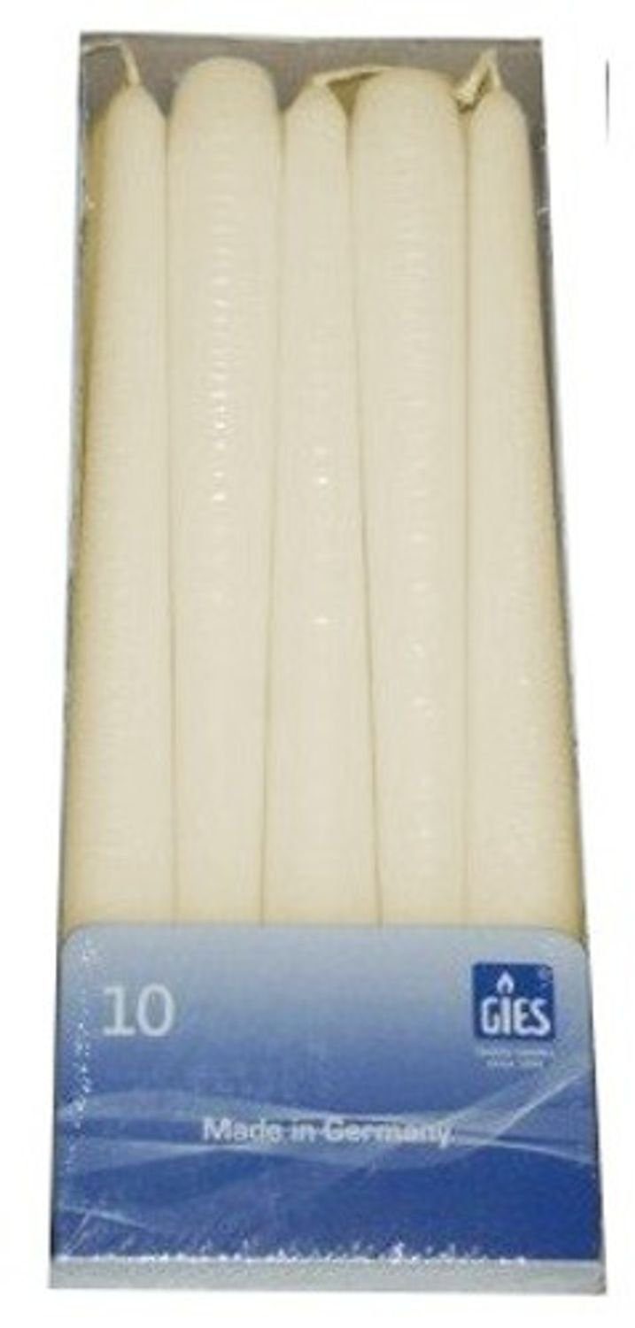 BURI Tafelkerze Spitzkerzen 10ner Packung in 4 Farben