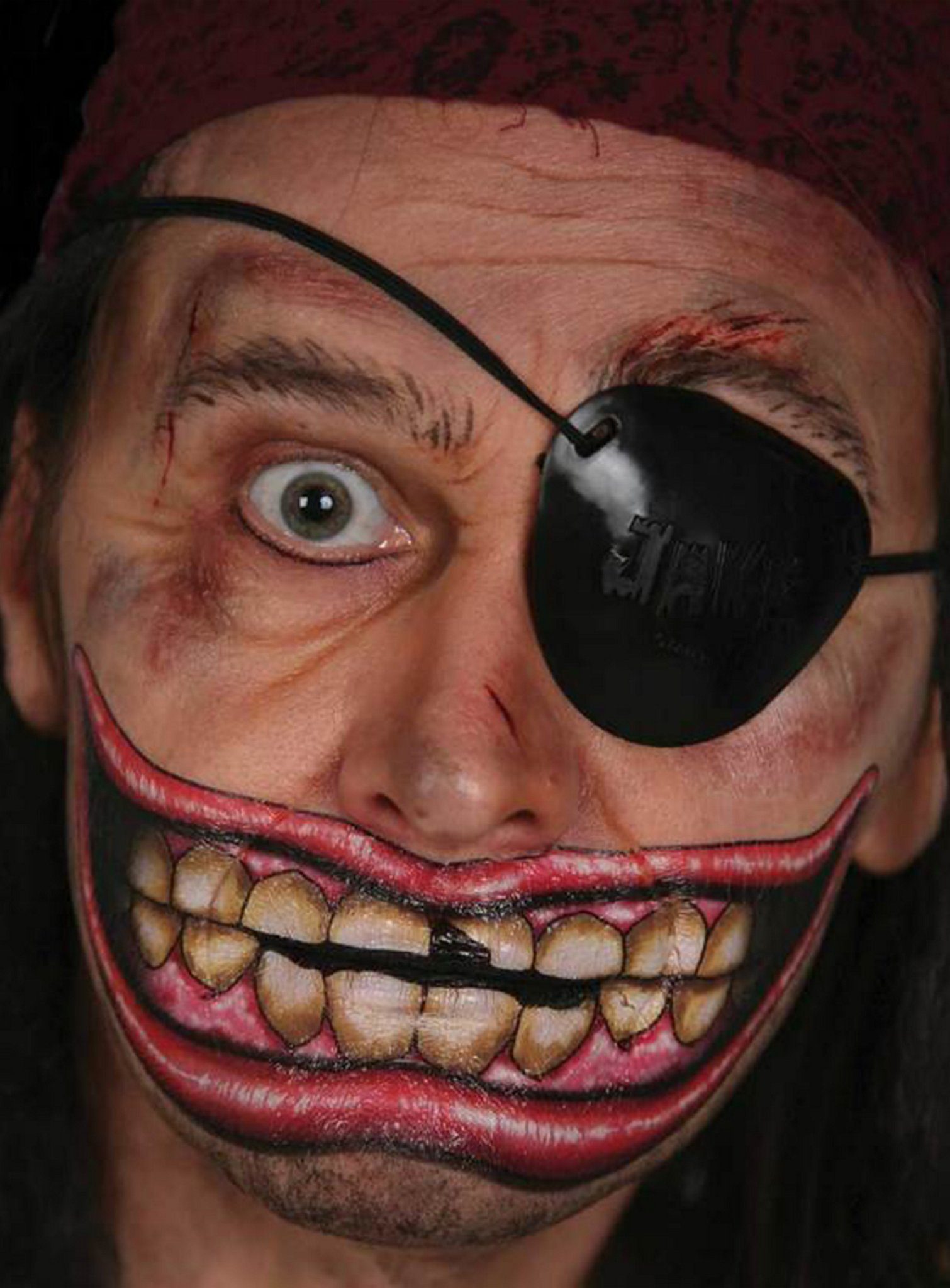 Tinsley Kostüm Prügelknabe Klebe-Tattoo, Temporäres Tattoo in beeindruckend realistischer Hollywood-Qualität