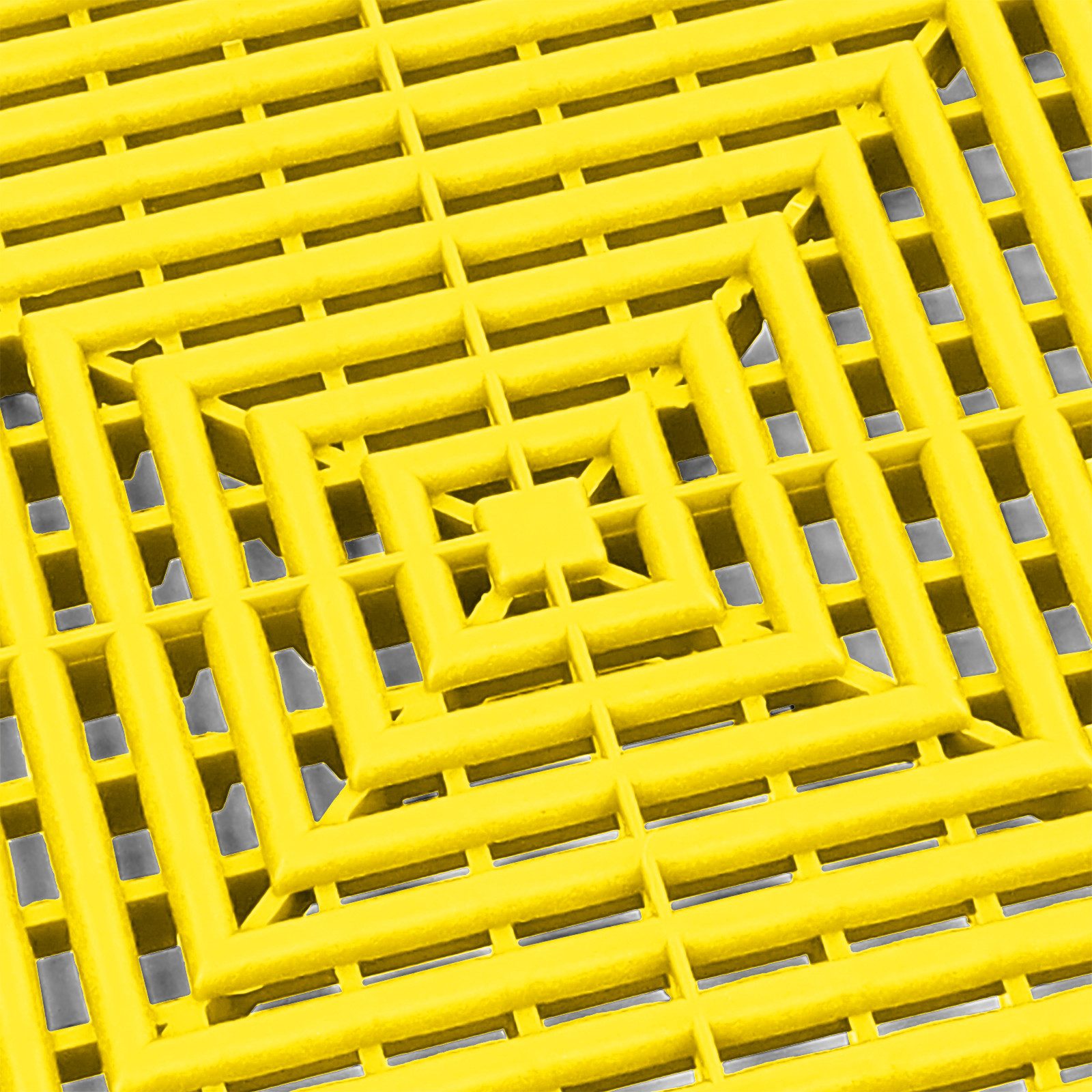 RAMROXX Klickfliese Performance Bodenfliese Garagenboden Floor Gelb 40x40cm