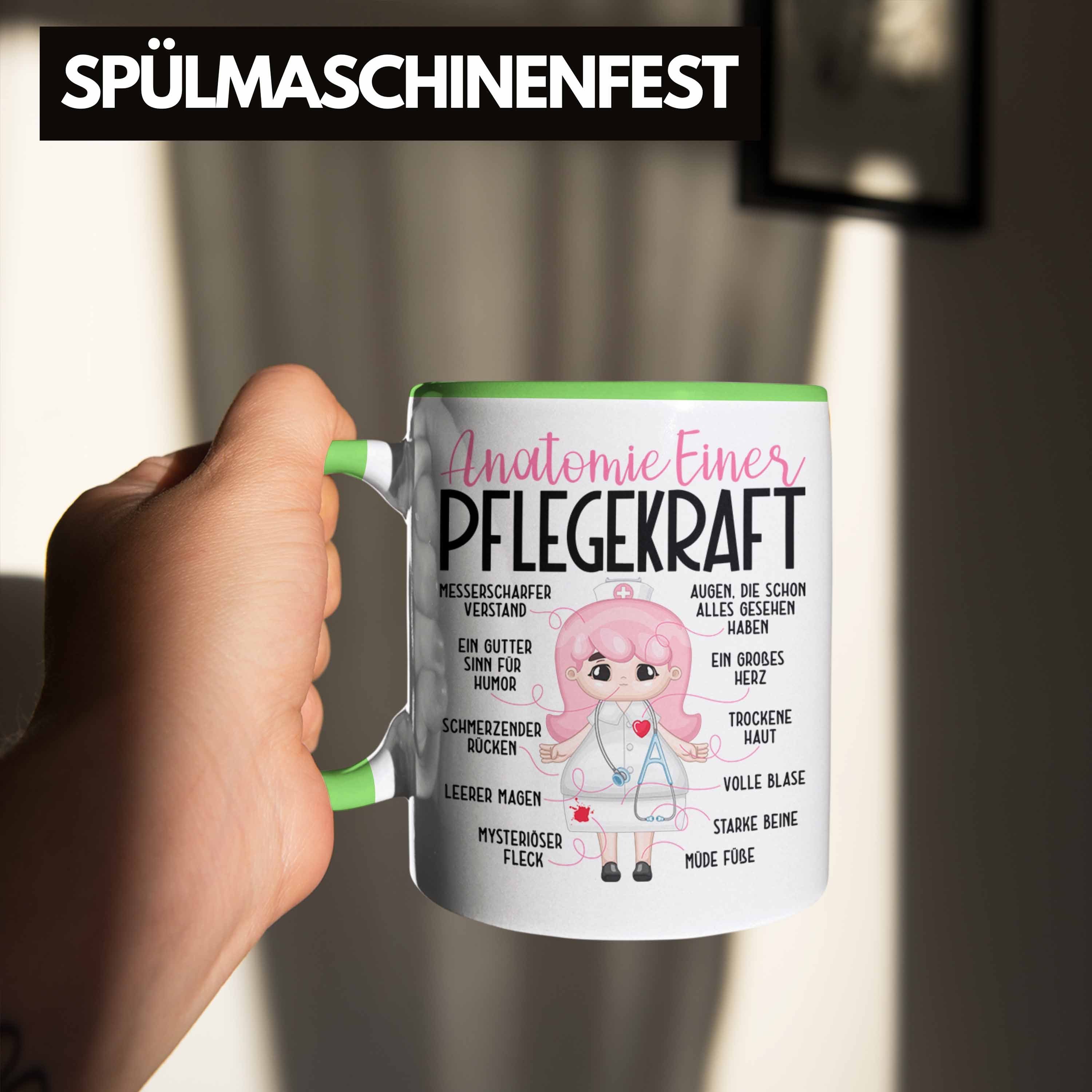 Trendation Tasse Pflegefachkraft Tasse Geschenk Anatomie Einer Pflege Frauen Pflegerin – Bild 4 von 5