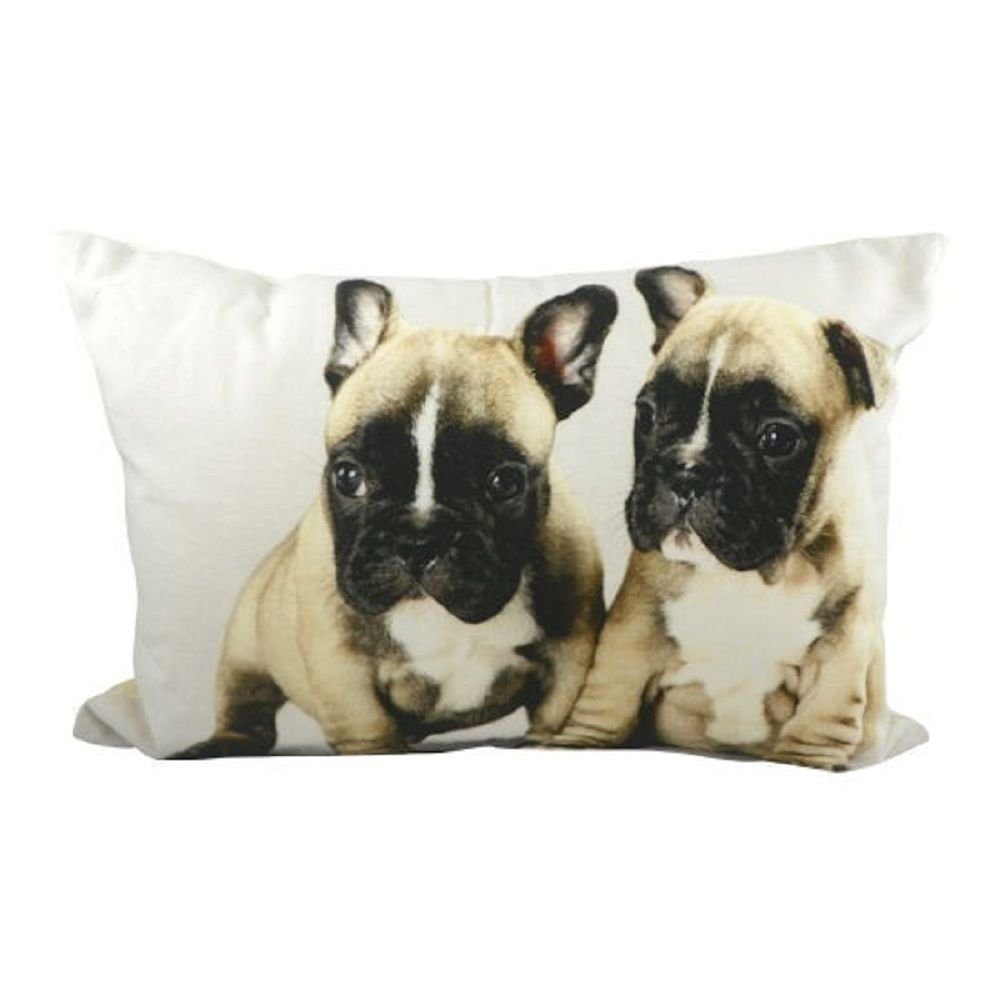 Mars & More Sofakissen Französische Bulldoggen Welpen, GKHKPFB, (1 St)