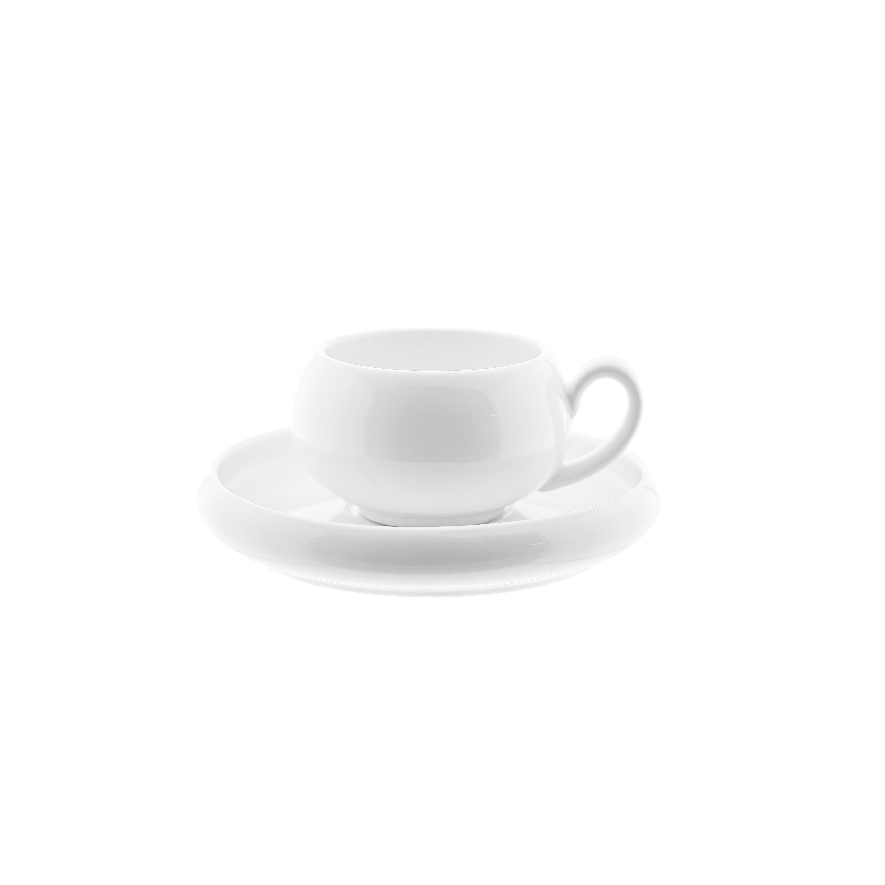 Almina Kaffeeservice Belicia Mokkatassen-Set mit Untertasse - 12-teilig aus Porzellan (12-tlg), 6 Personen, Porzellan, 12-teilig, aus Porzellan, für 6 Personen