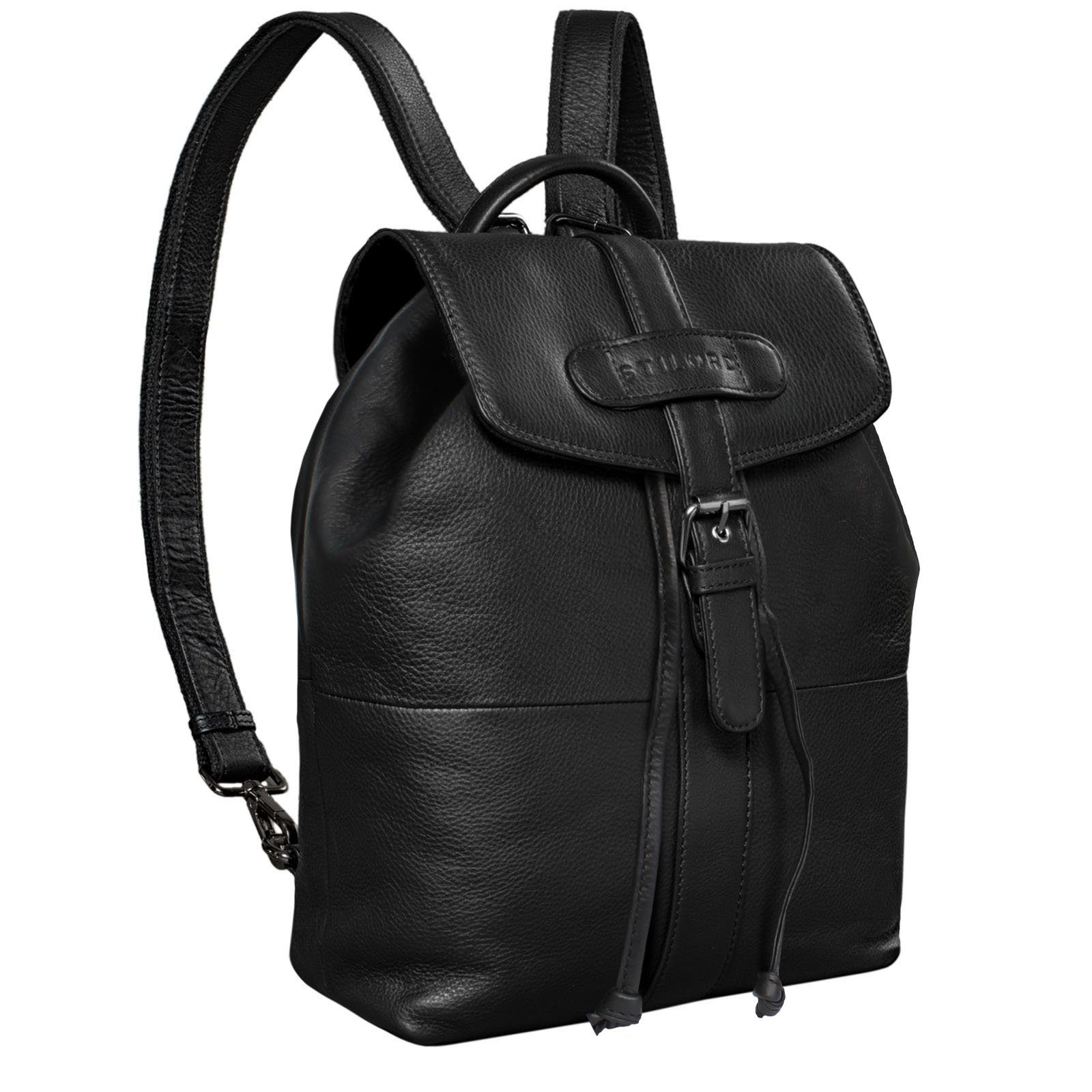 STILORD Cityrucksack "Ranger" Vintage Rucksack Leder 13,3 Zoll