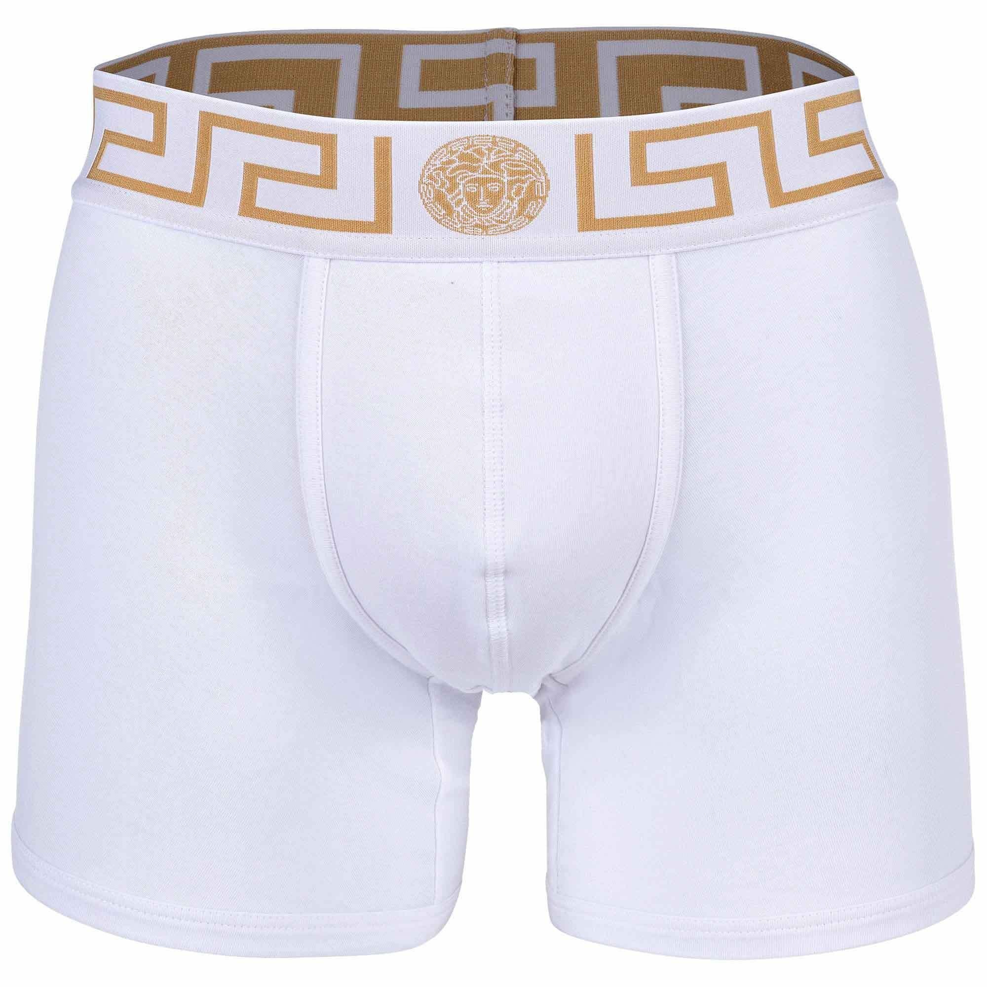 Versace Boxer Herren Boxershorts - TOPEKA, Bi-Stretch, Organic Weiß