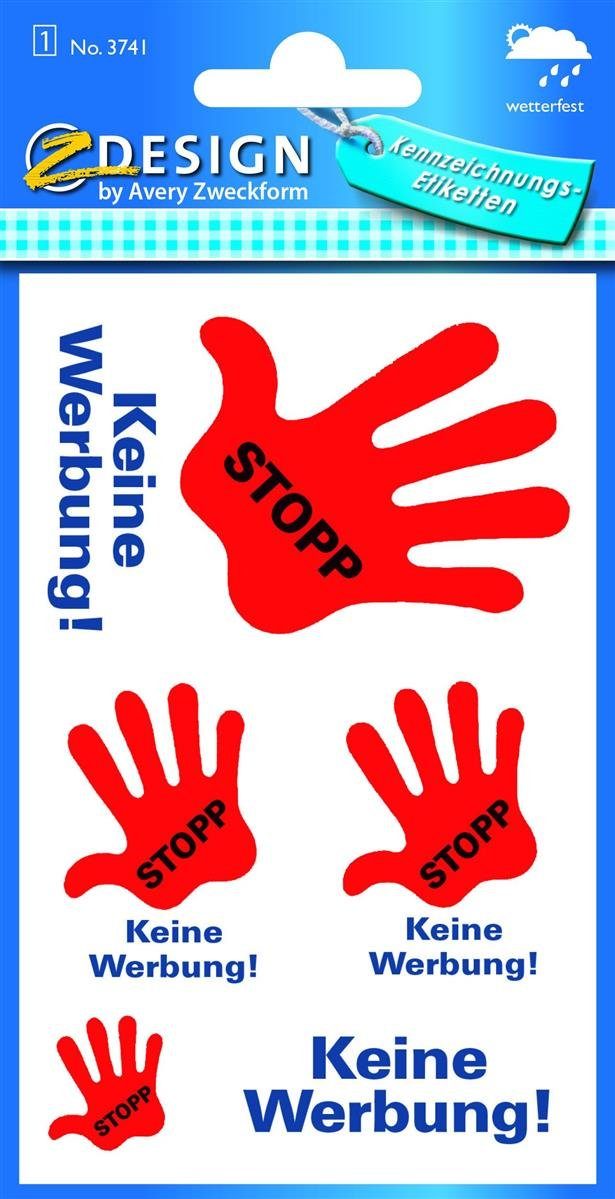 Avery Zweckform Kugelschreiber AVERY Zweckform Hinweisetiketten "Stop - Keine