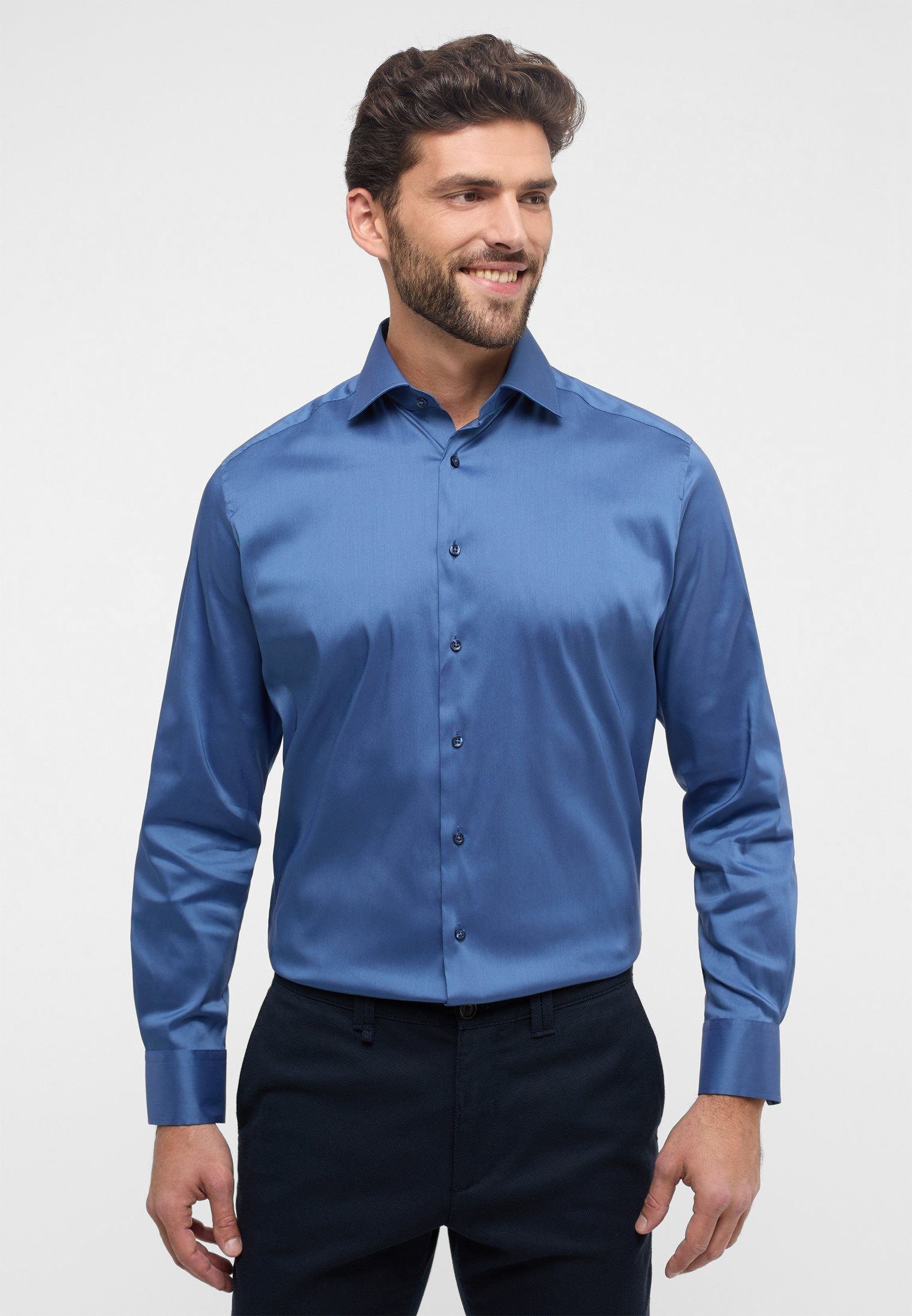 Eterna Langarmhemd MODERN FIT EASY IRON günstig online kaufen