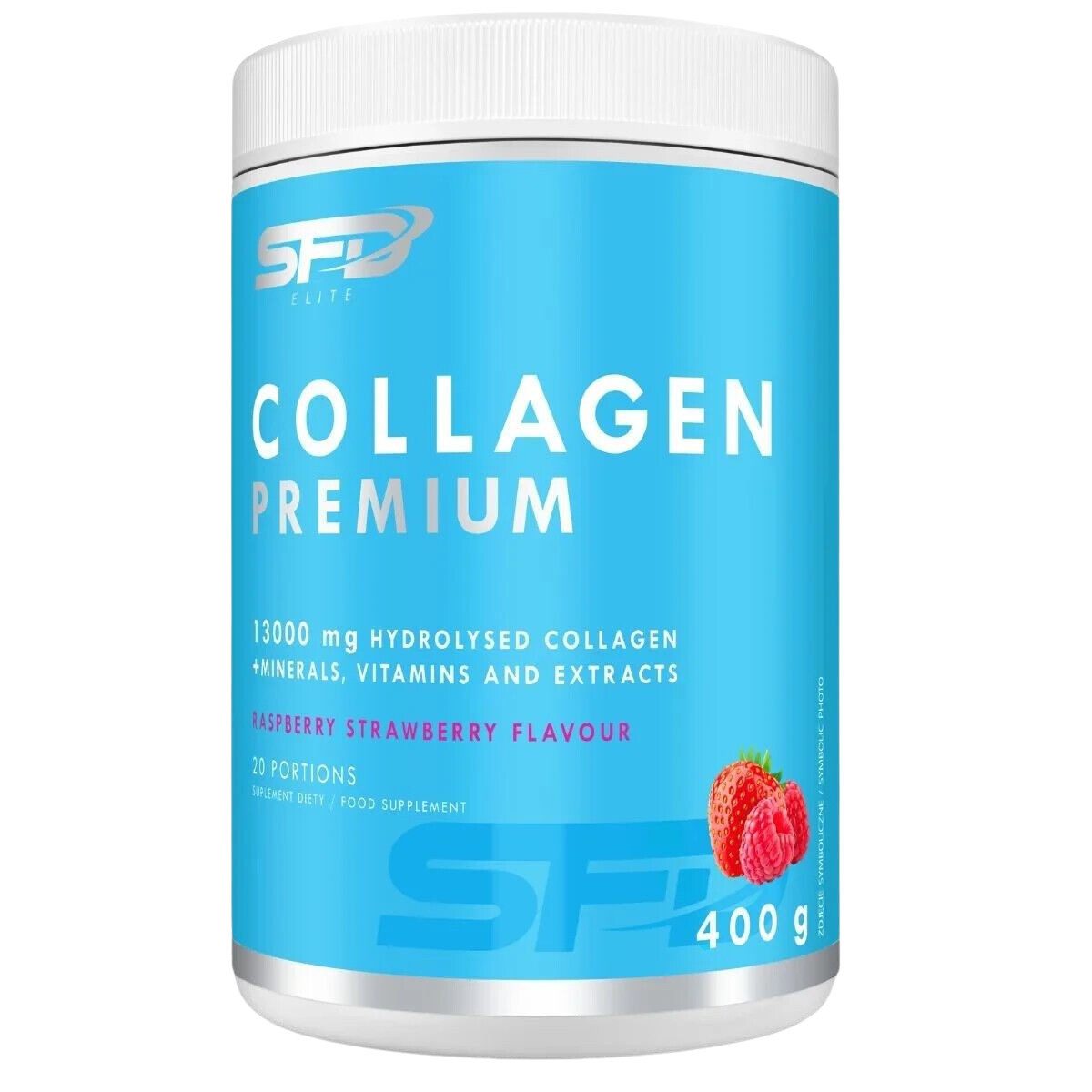 SFD Nutrition SFD Kollagen Pulver 100% reines Collagen Protein + Hyaluronsäure 400g Pulver, Kollagen, ergänzt durch MSM, Hyaluronsäure, Glucosaminsulfat