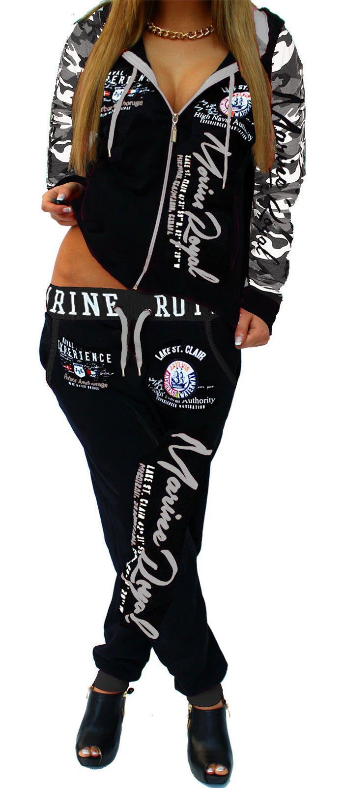 Jaylvis Jogginganzug Damen Trainingsanzug Sportanzug Freizeitanzug Fitness günstig online kaufen