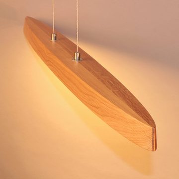 FISCHER & HONSEL Pendelleuchte Shine-Wood, LED fest integriert, made in Germany, langlebige LED