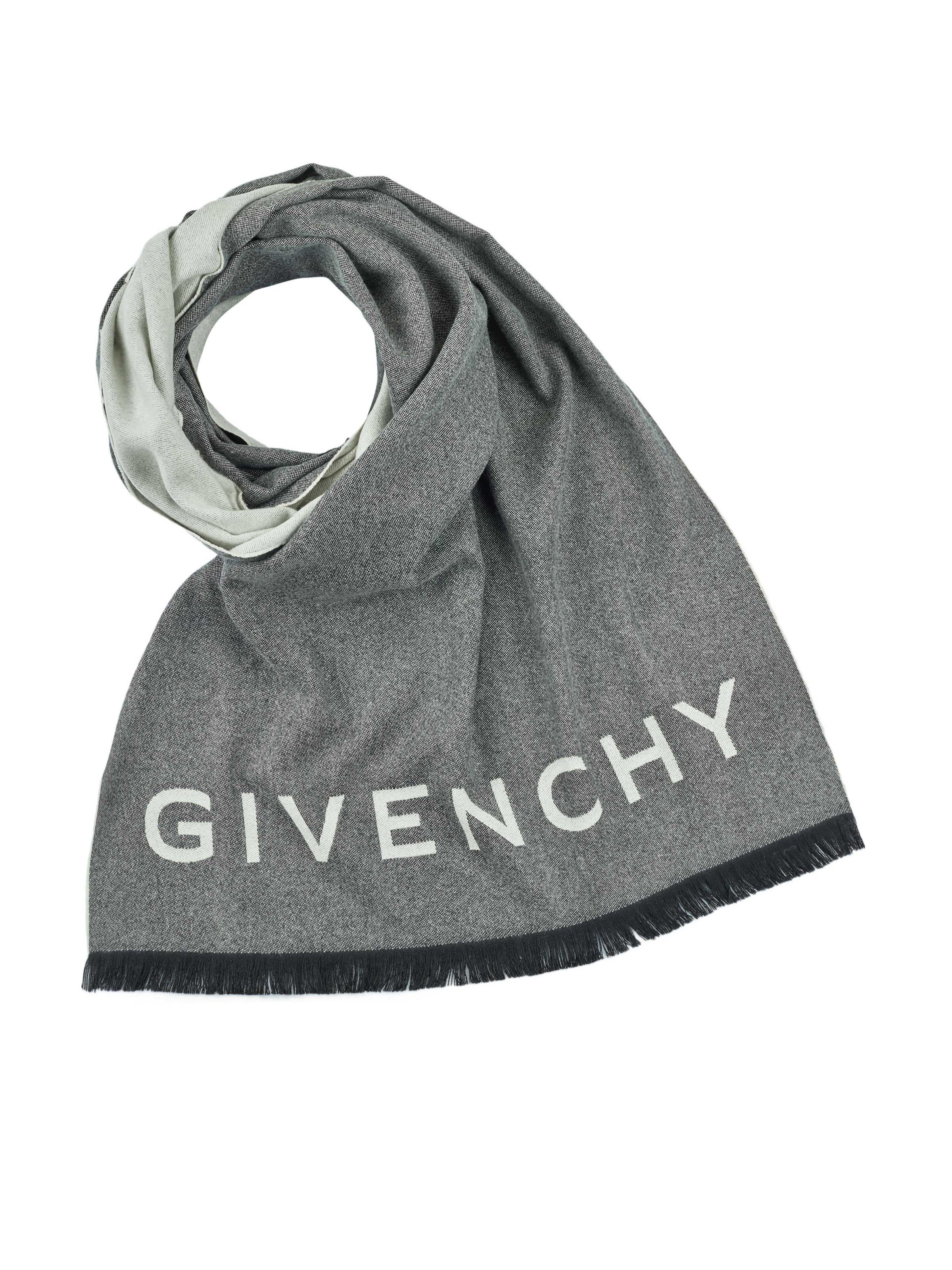 GIVENCHY Schal Givenchy Schal grau