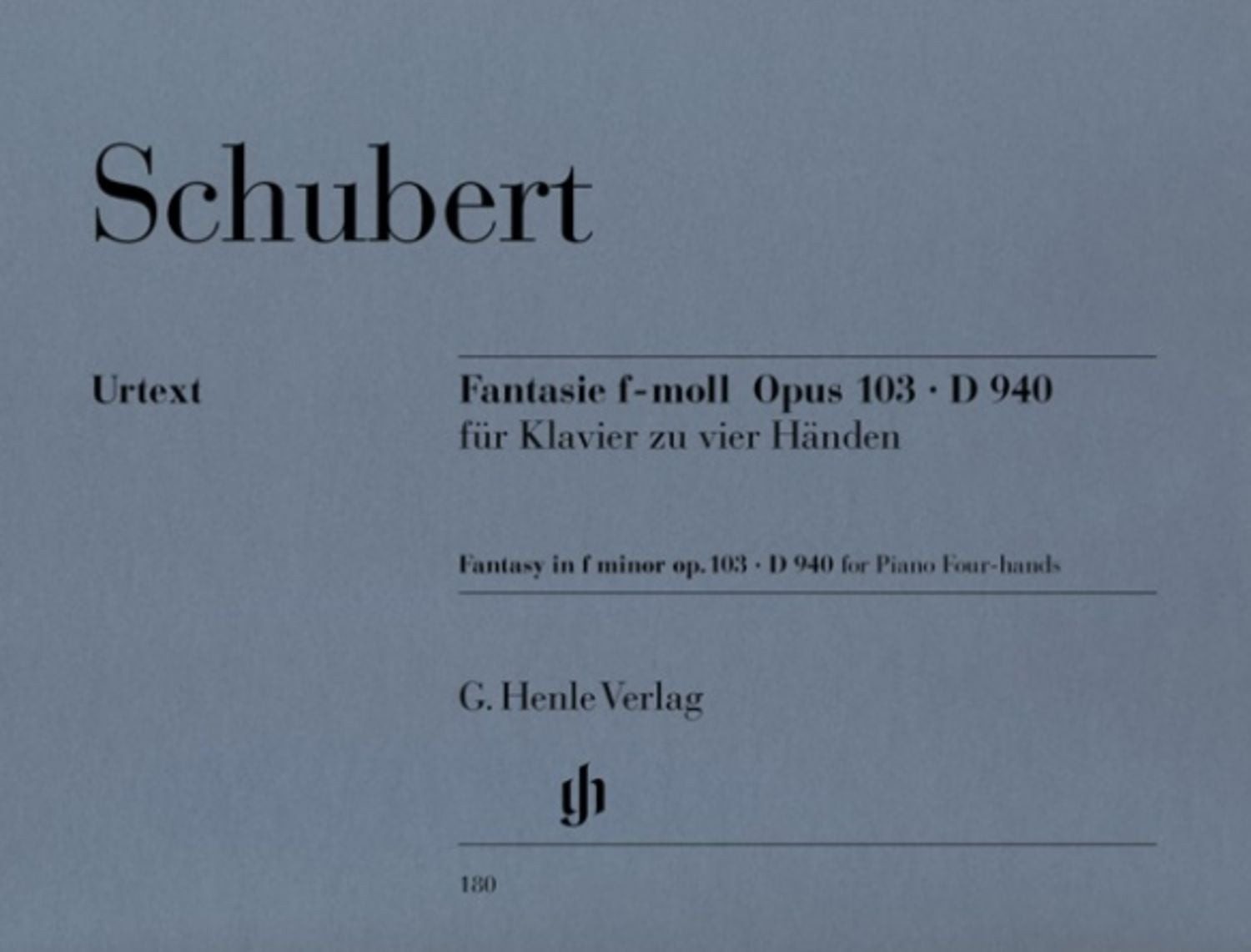 Franz Schubert - Fantasie f-moll op. 103 D 940 / Franz Schubert