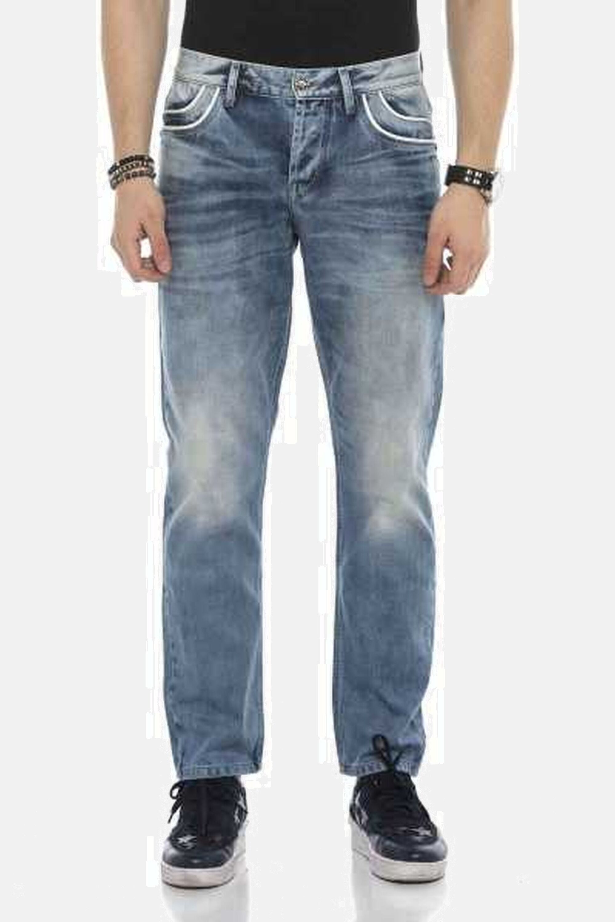 Cipo & Baxx Regular-fit-Jeans DENIM bequeme Jeans im Regular Fit-Schnitt, C günstig online kaufen