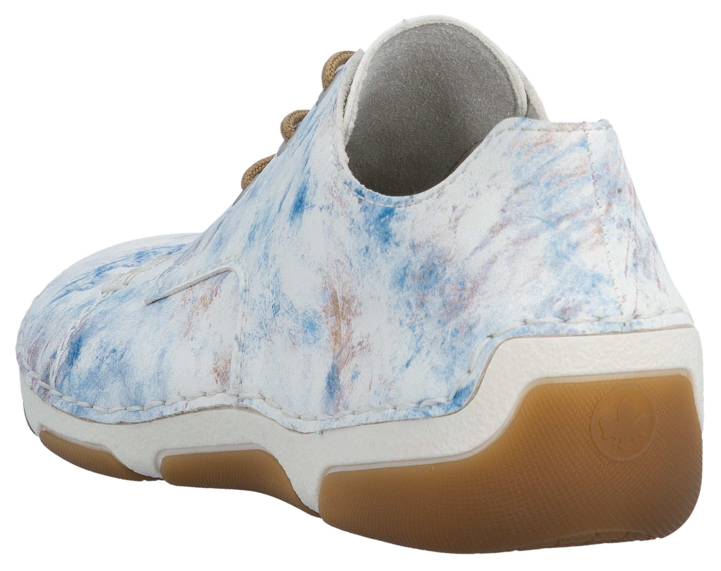 Rieker Sneaker Schnürschuh, Halbschuh, Casual-Schnürer mit softer Innensohle