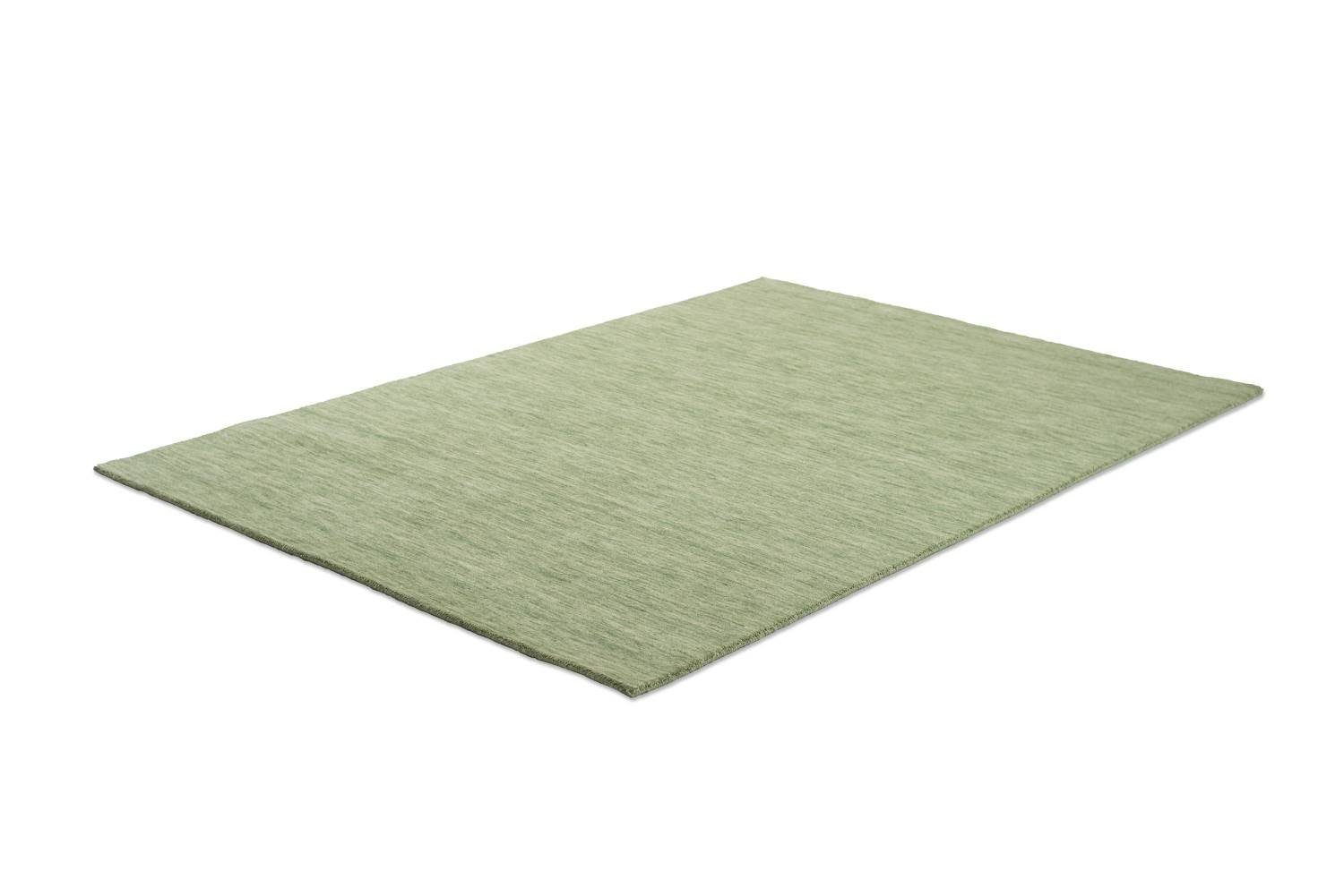 RUG N' ROLL Wollteppich Luxus Designerteppich; moderner uni Teppich aus reiner Schurwolle, Rechteckig