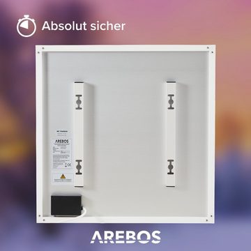 Arebos Infrarotheizung Wandheizung Elektroheizung Heizpaneel Flachheizung 350 W
