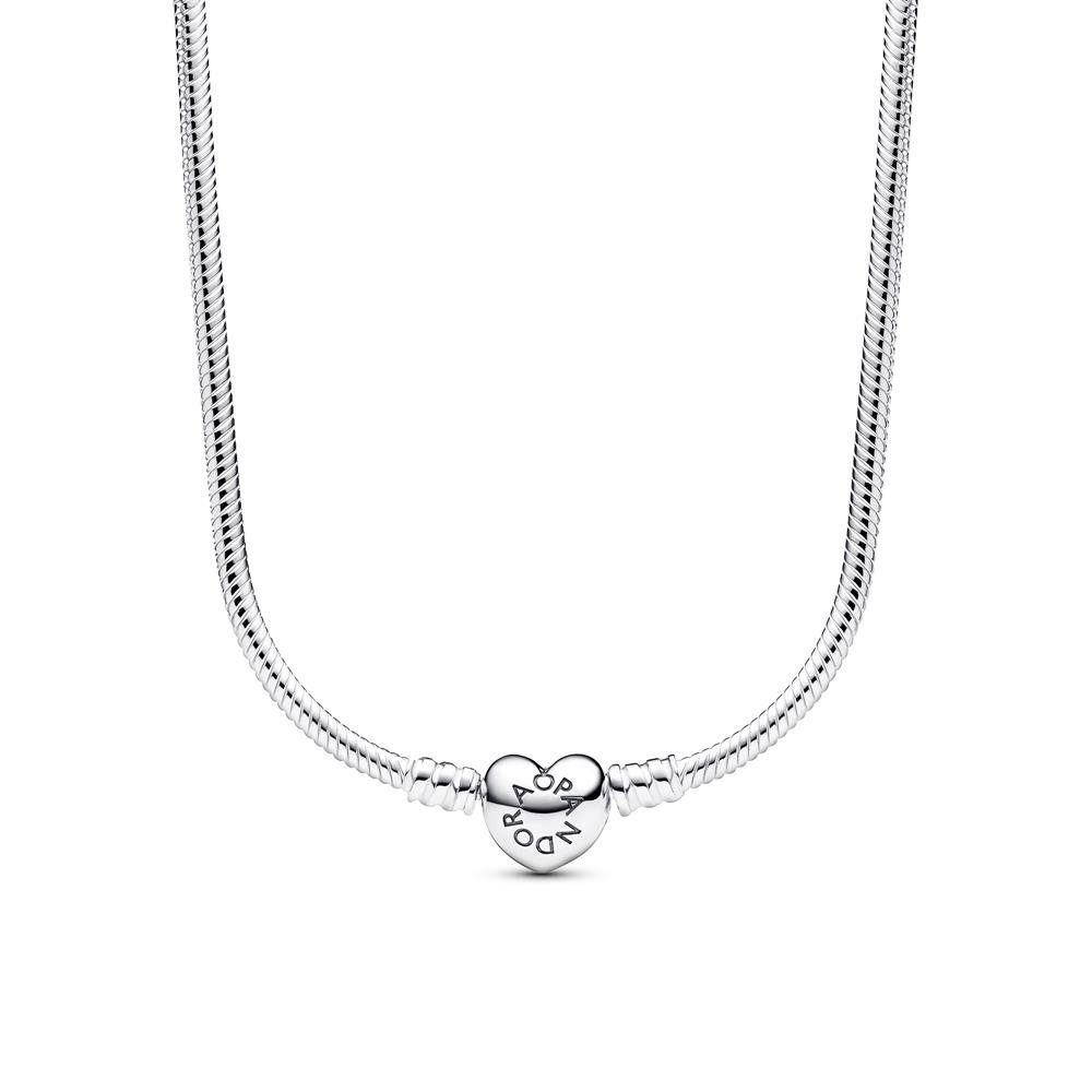Pandora Silberkette PANDORA Moments Damen Schlangenkette Herz aus Sterlings günstig online kaufen