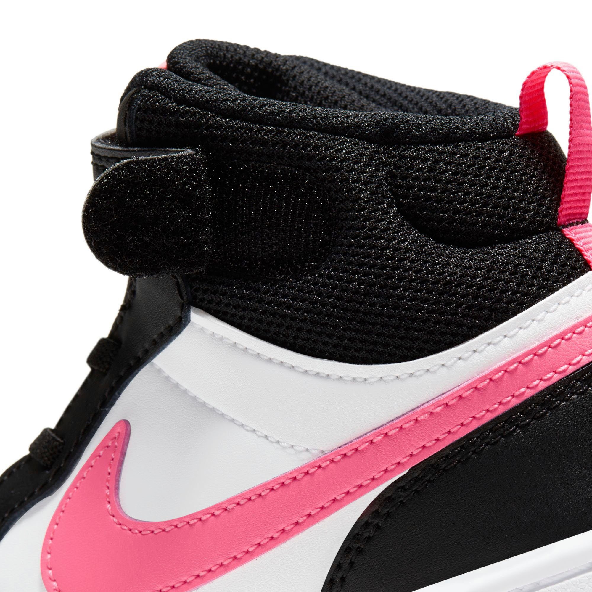 Nike Sportswear COURT BOROUGH Air MID Spuren des auf Sneaker Force den (PS) schwarz Design 1 2