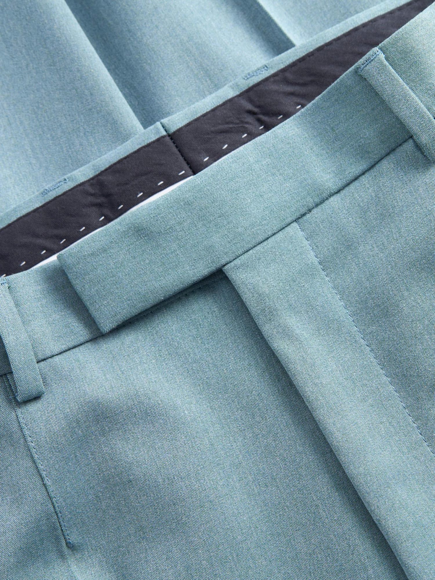 Strellson Stoffhose blau, Business, Polyester, Unifarben, Slim Fit