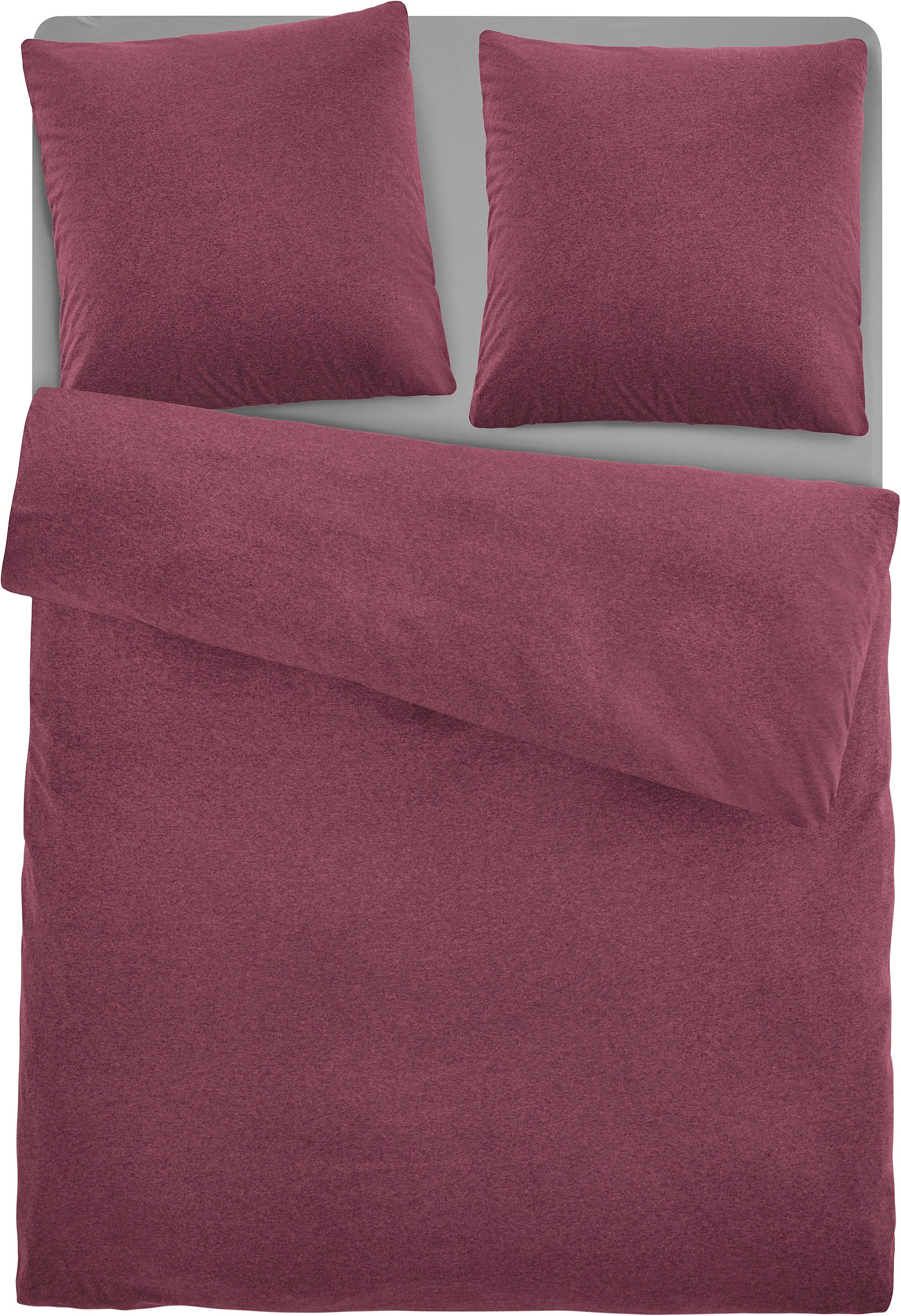 my home Bettwäsche Valje, Jersey, 2 teilig, NEUHEIT: ab Größe 135x200 cm, J günstig online kaufen