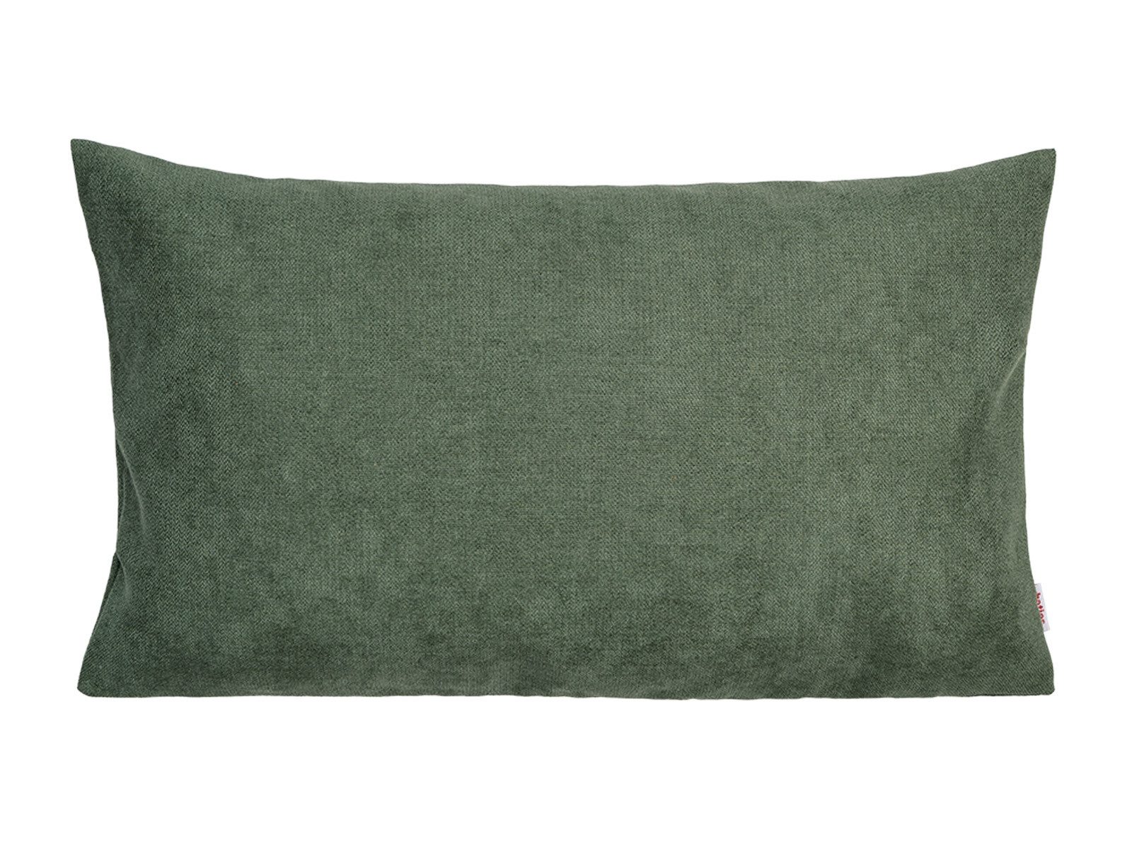 beties Kissenhülle FarbTon, (1 Stück), Chenille-Haptik in Raumausstatter Qualität ca. 30x50 cm oliven-grün