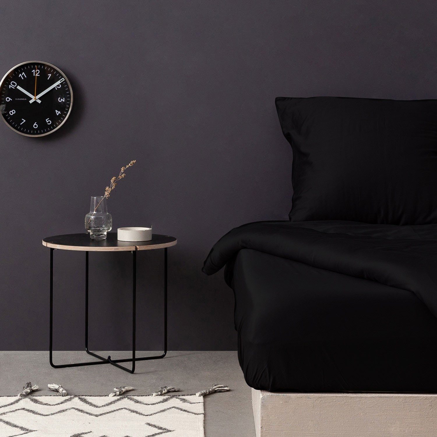 L'Essentiel Maison Bettdecke + Kopfkissen 100% COTTON SATIN, 180 x 200+30 cm 15129