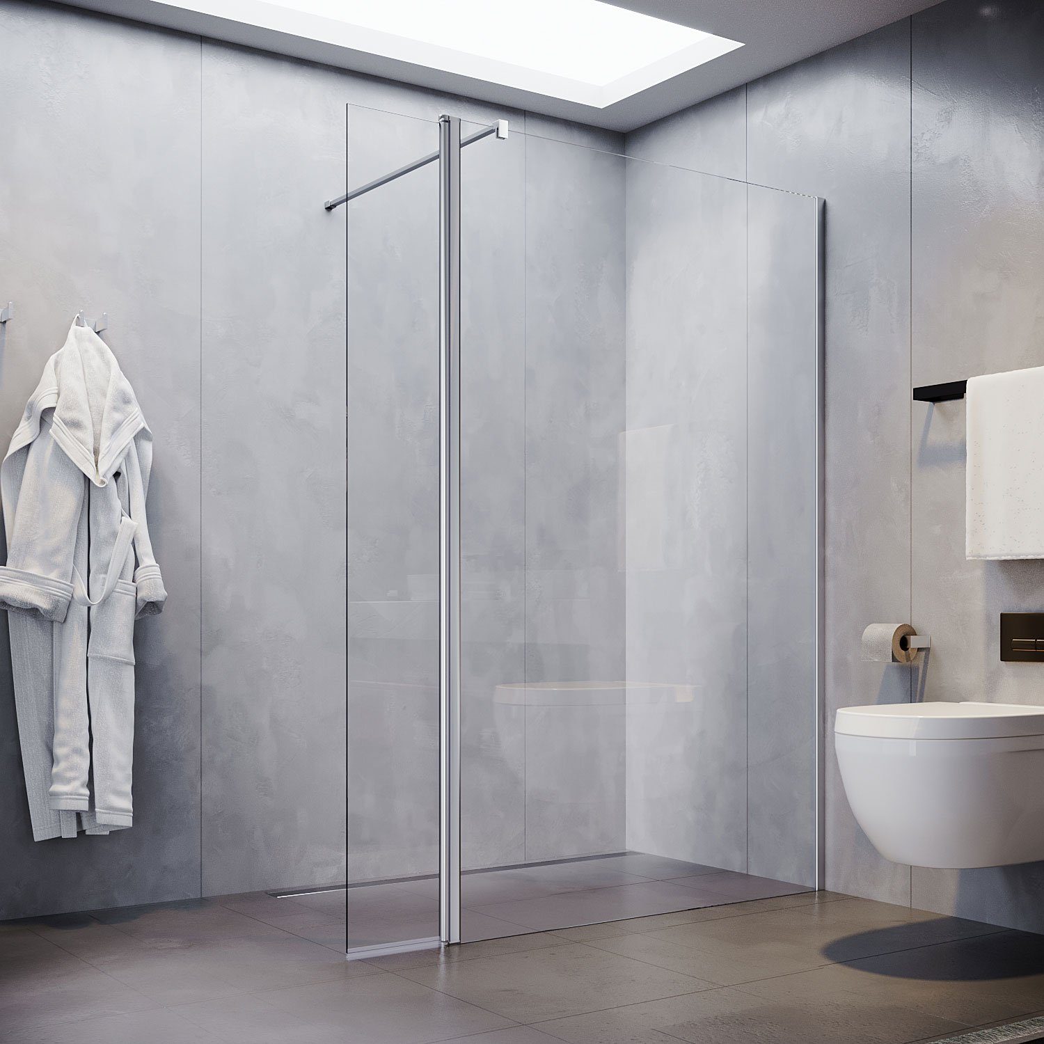 SONNI Walk-in-Dusche Walk in Dusche 8mm günstig online kaufen