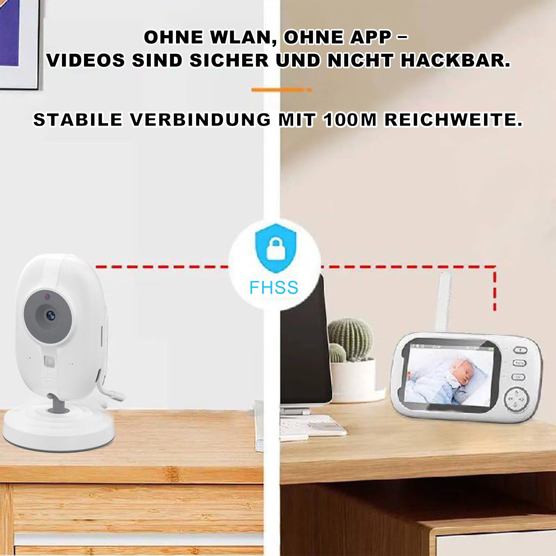 Senmudi Babyphone 3,5" - Bild 5