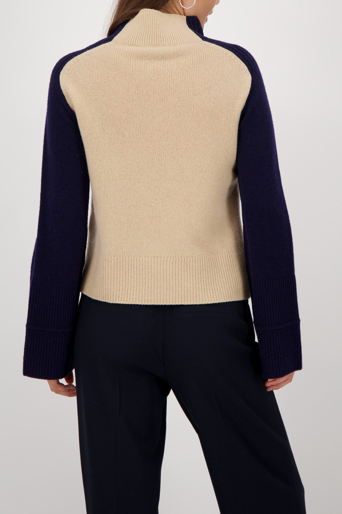Monari Strickpullover Pullover Colorblock Regular fit günstig online kaufen