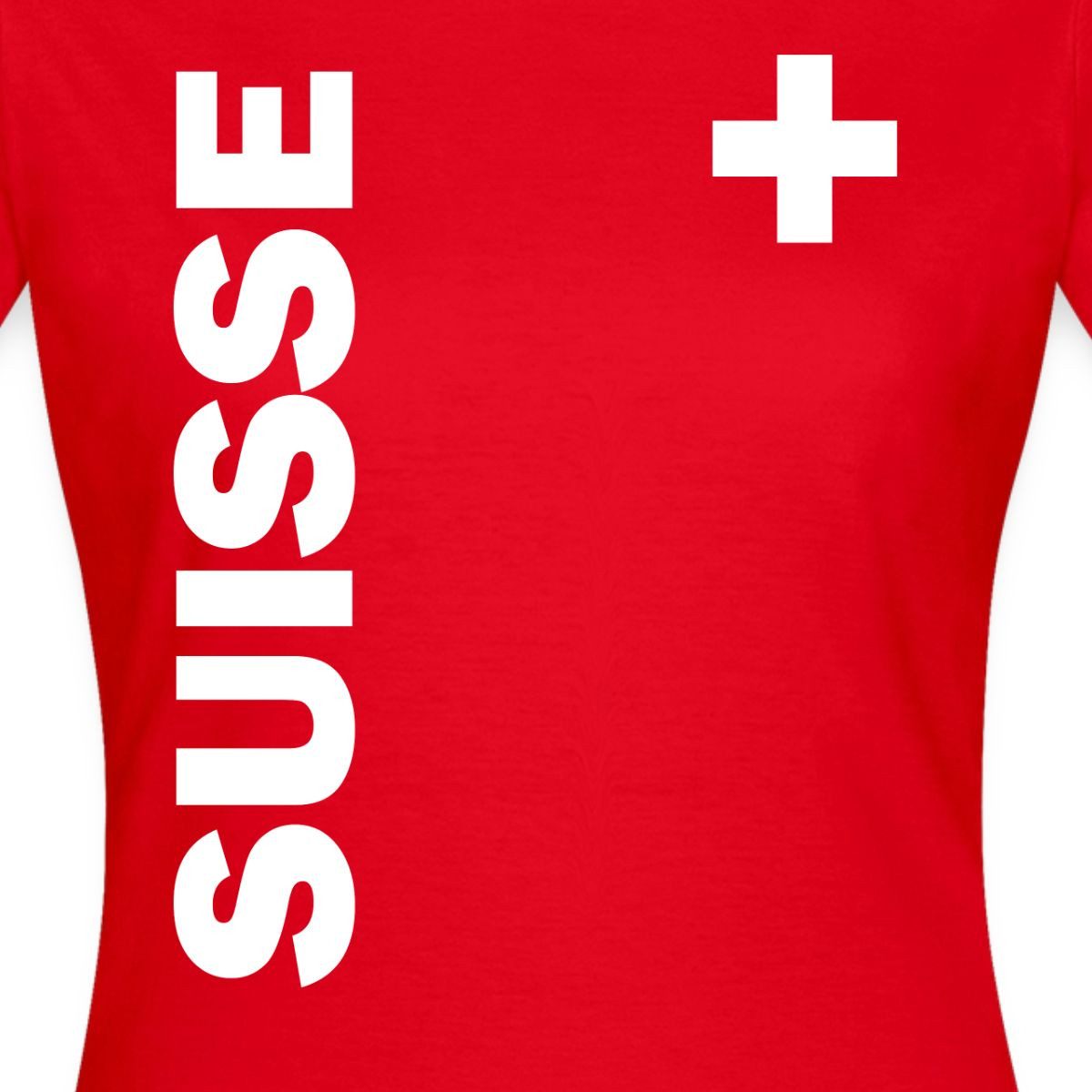 T-Shirt Suisse Schweiz Landesflagge Trikot Frauen T-Shirt