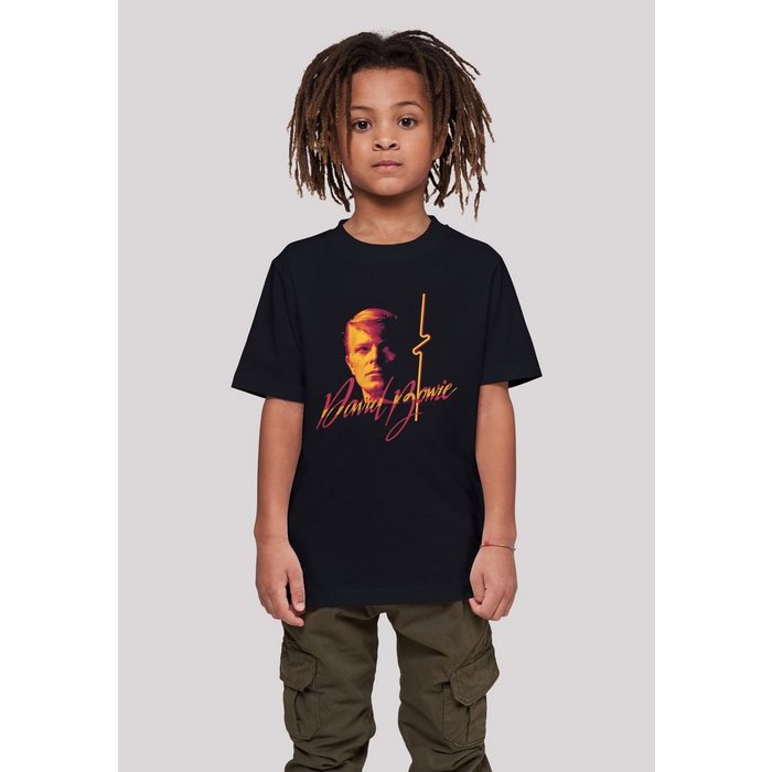 F4NT4STIC T-Shirt David Bowie Photo Angle 90s Unisex Kinder Premium Merch Jungen Mädchen Bandshirt