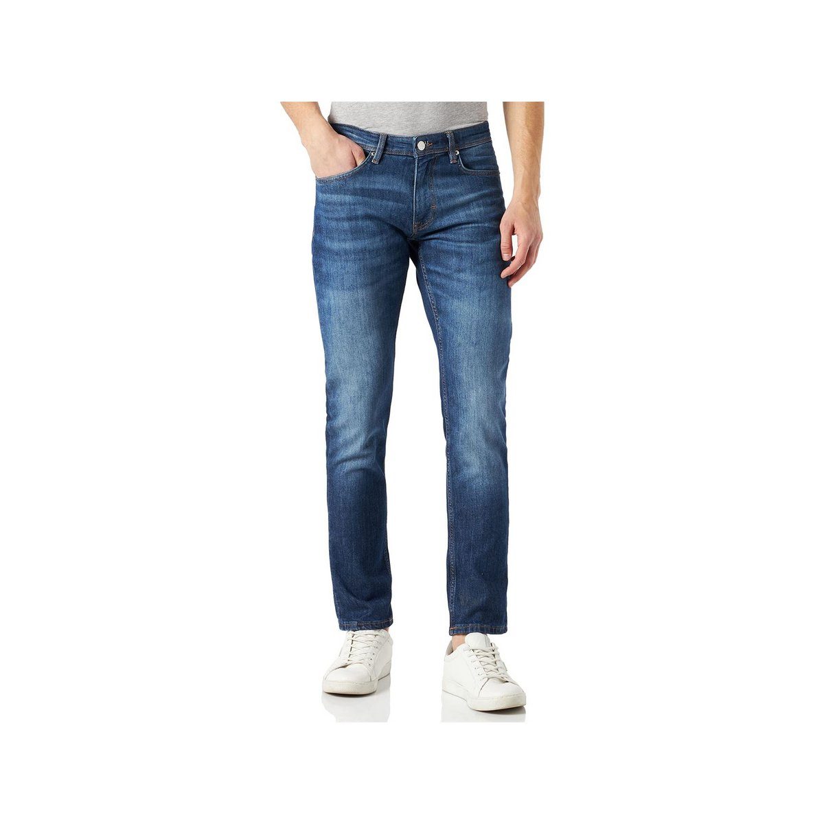 dunkel-blau 5-Pocket-Jeans (1-tlg) s.Oliver