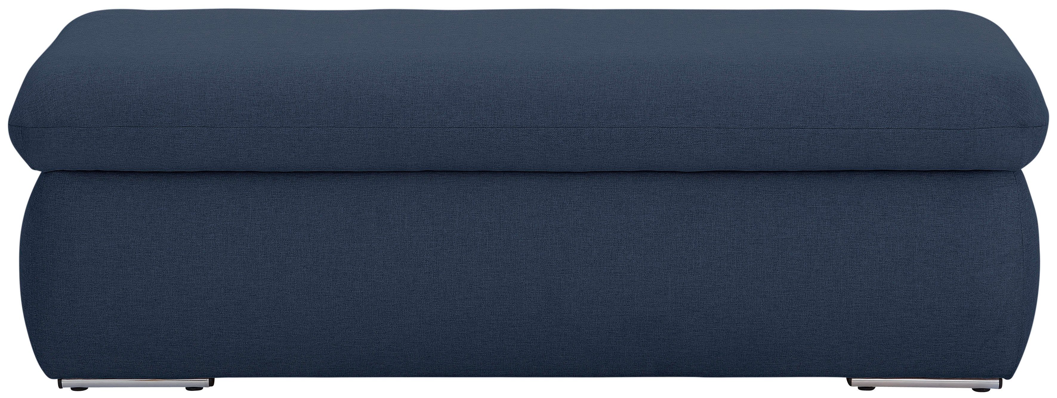 Home affaire Polsterhocker Avesa, Mit großem Staufach, passend zur Serie "Avesa", B/T/H: 136/64/43 cm