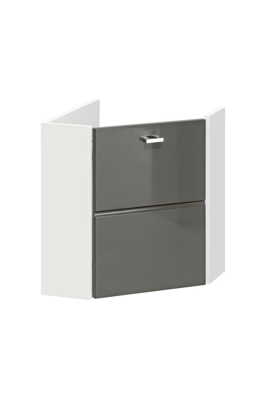 JVmoebel Waschtisch Eck Waschtisch mit Keramikbecken und Unterschrank in elegantem Design, Made in Europa