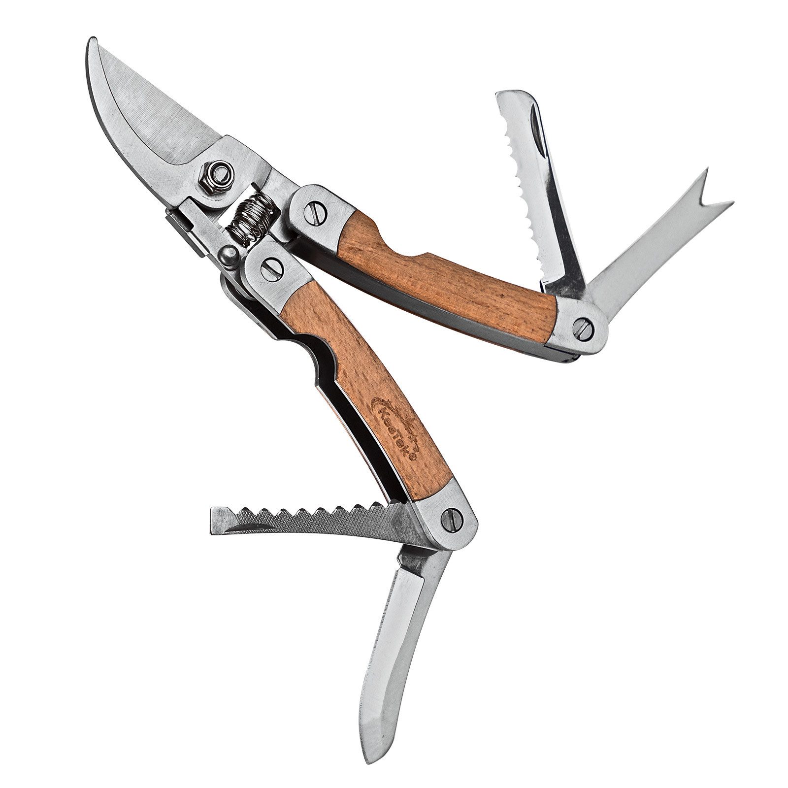 KesTek Multitool Garten Multitool GMT1 mit Gürteltasche