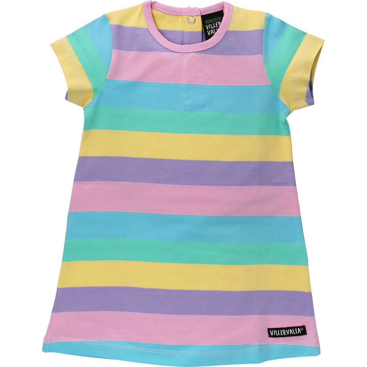 Villervalla Jerseykleid Streifen Mädchen (1-tlg) Bekleidung, Outfit, Dress, Robe, Sommerkleid