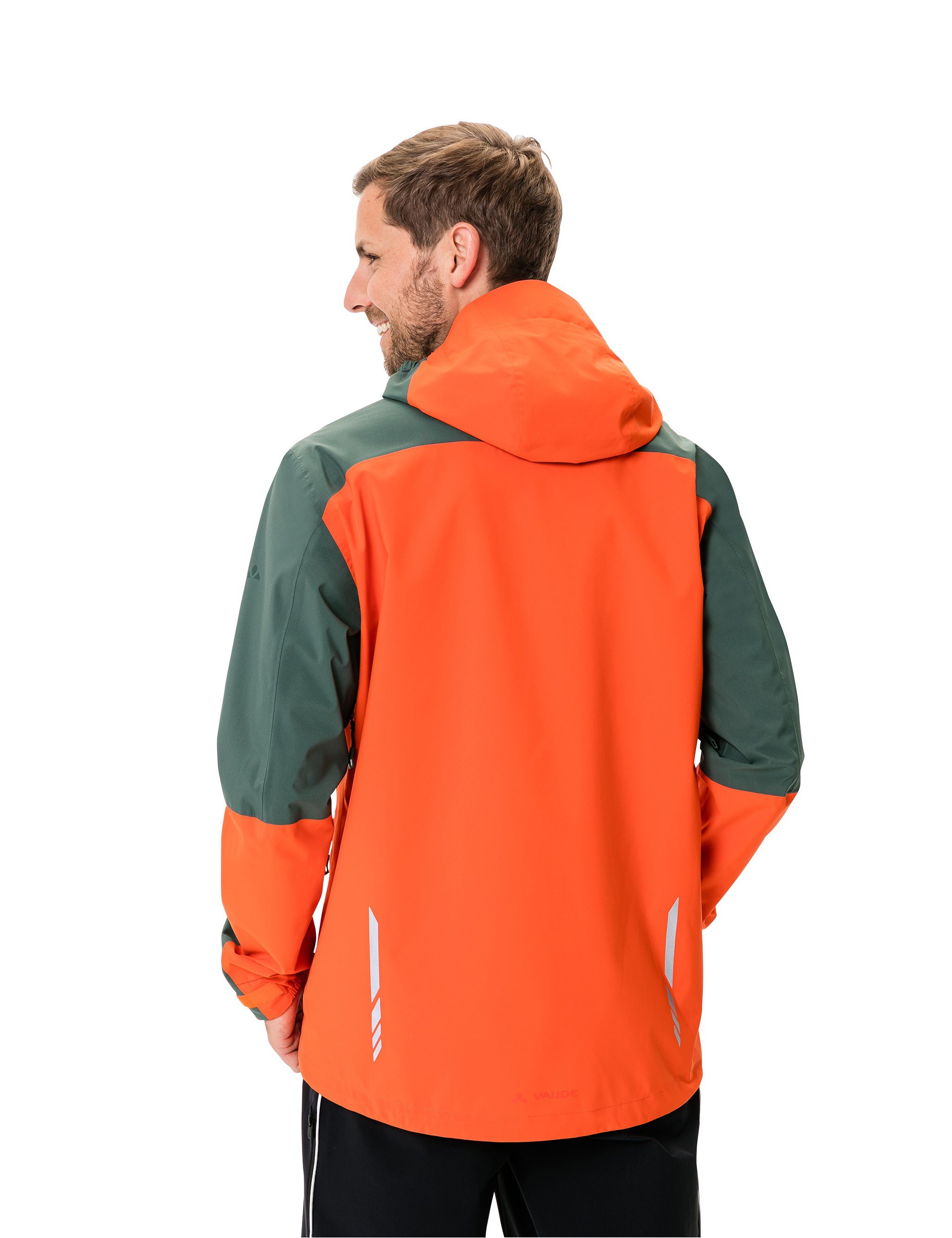 VAUDE Rain Jacket (1-St) Outdoorjacke Moab kompensiert dusty Klimaneutral Men's forest