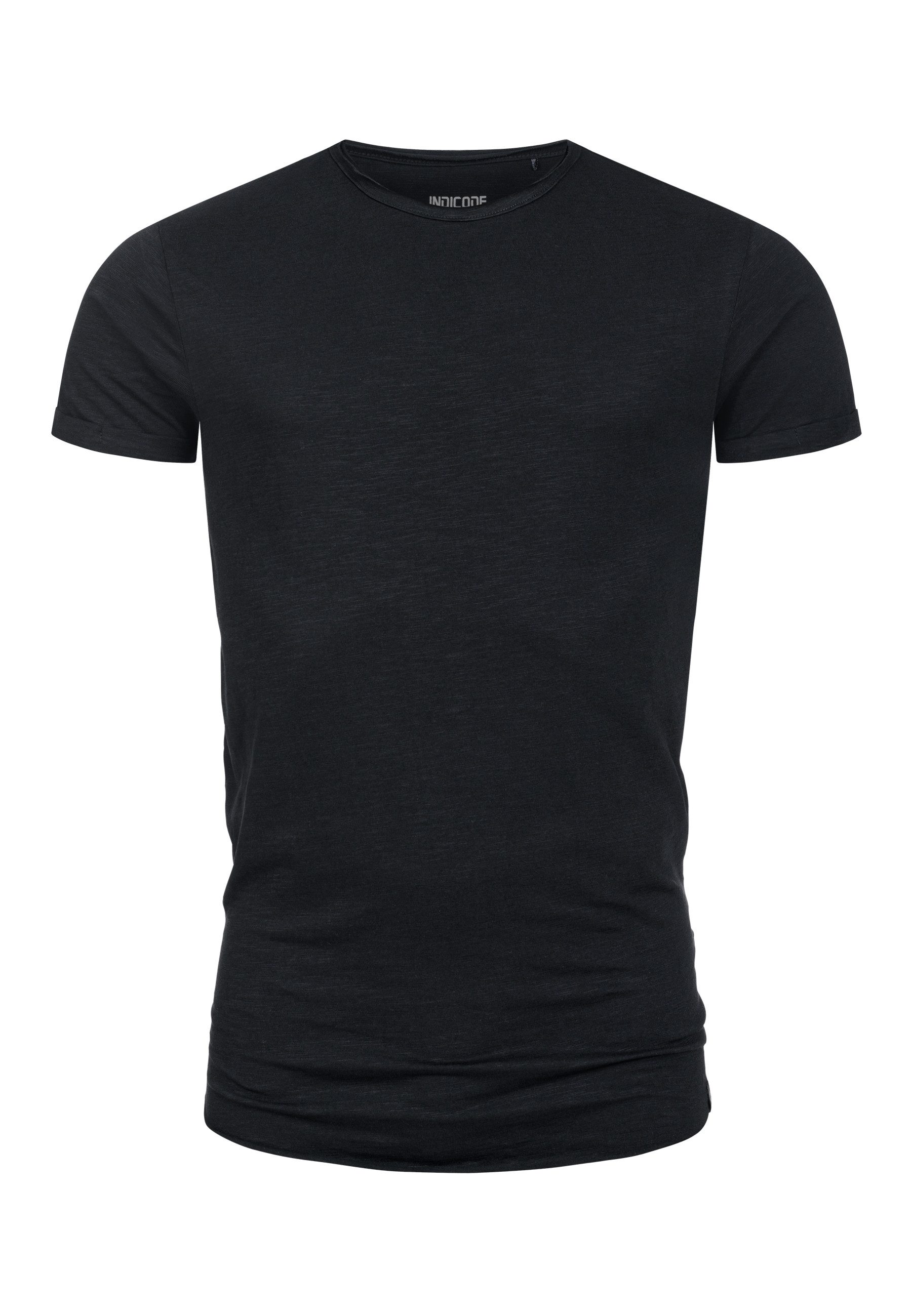 INDICODE T-Shirt Herren Willbur Tee Shirt Tee Herrenshirt mit Rundhalsausschnitt, 100% Baumwolle – Bild 2 von 5