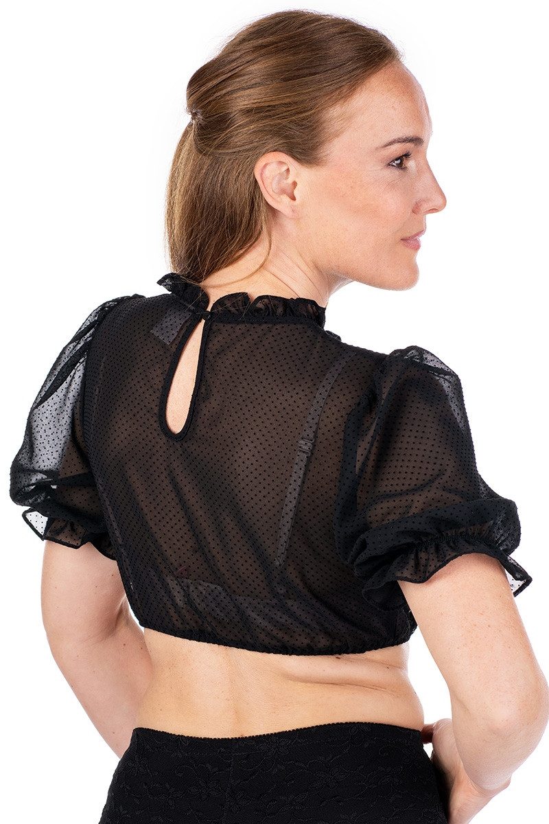 Spieth & Wensky Dirndlbluse Dirndlbluse - GATALJA - schwarz günstig online kaufen