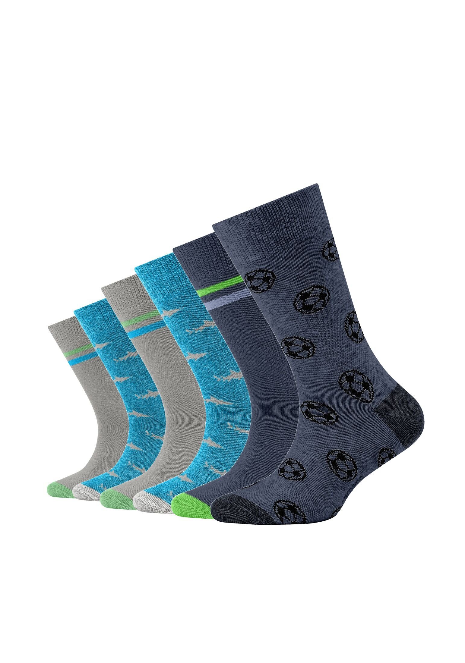 Pack 6er turquoise Camano Socken Socken