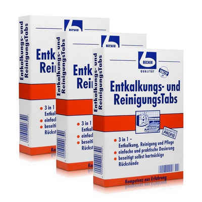 Dr. Becher 3x Dr. Becher Entkalkungs- und Reinigungs Tabs 8 stk. Entkalker