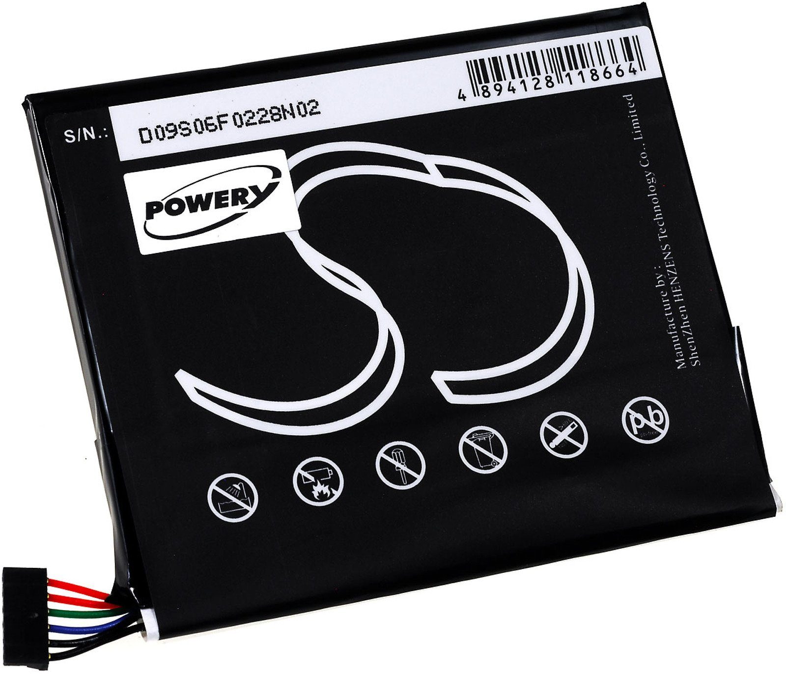 Powery Akku für Asus MeMO Pad 7 Laptop-Akku 3050 mAh (3.85 V)