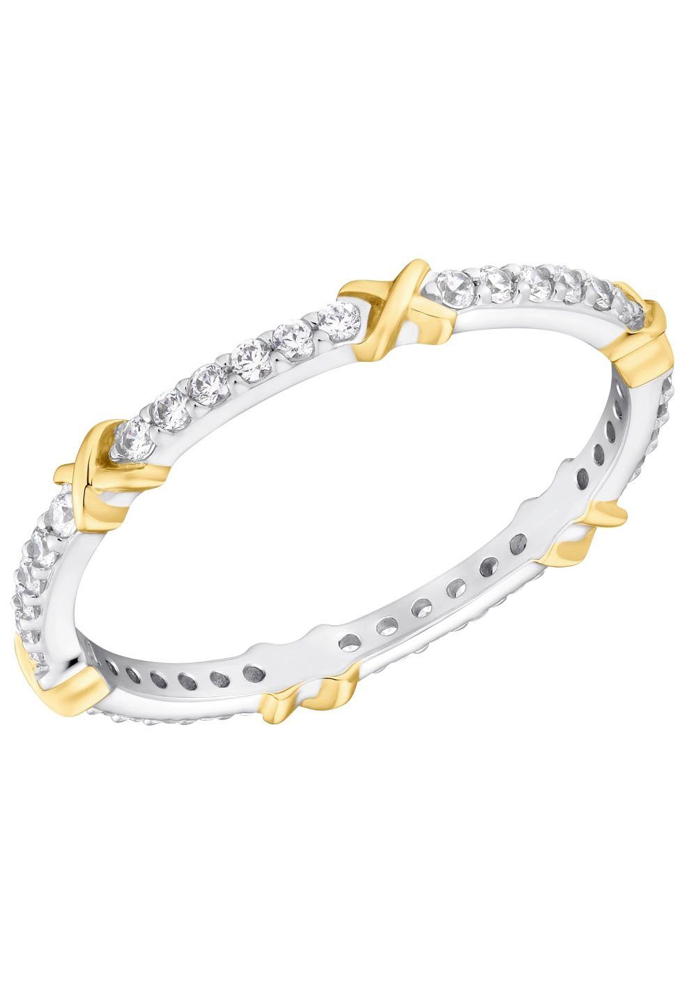 Amor Fingerring Small Elegance, mit Zirkonia (synth)