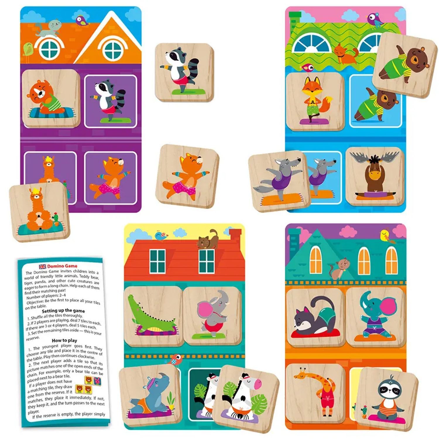 Käfer Spiel Lernspiel Lotto Yoga Tiere
