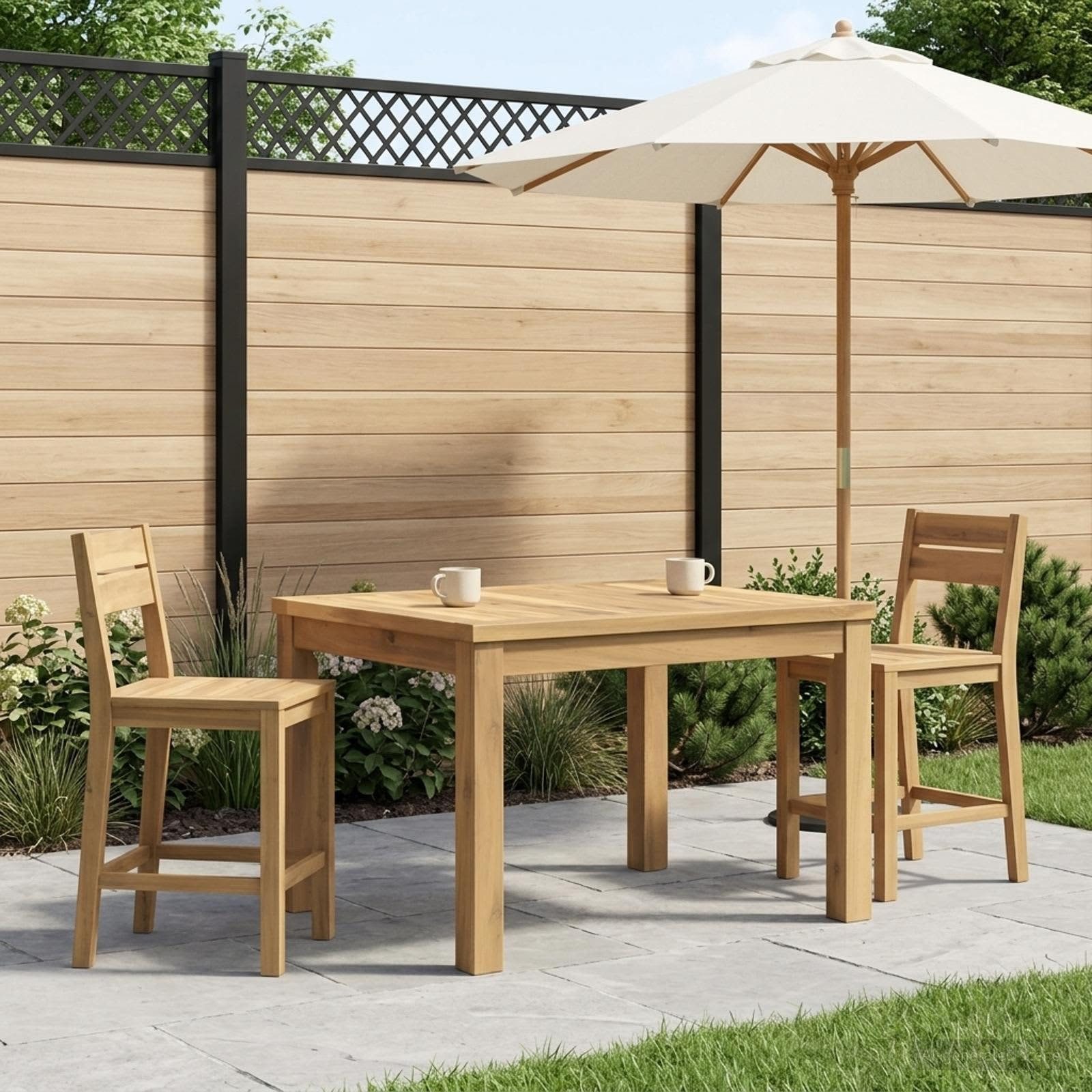 vidaXL Couchtisch Couchtisch Weiß 50 x 60,5 x 36 cm Massivholz (1-St)