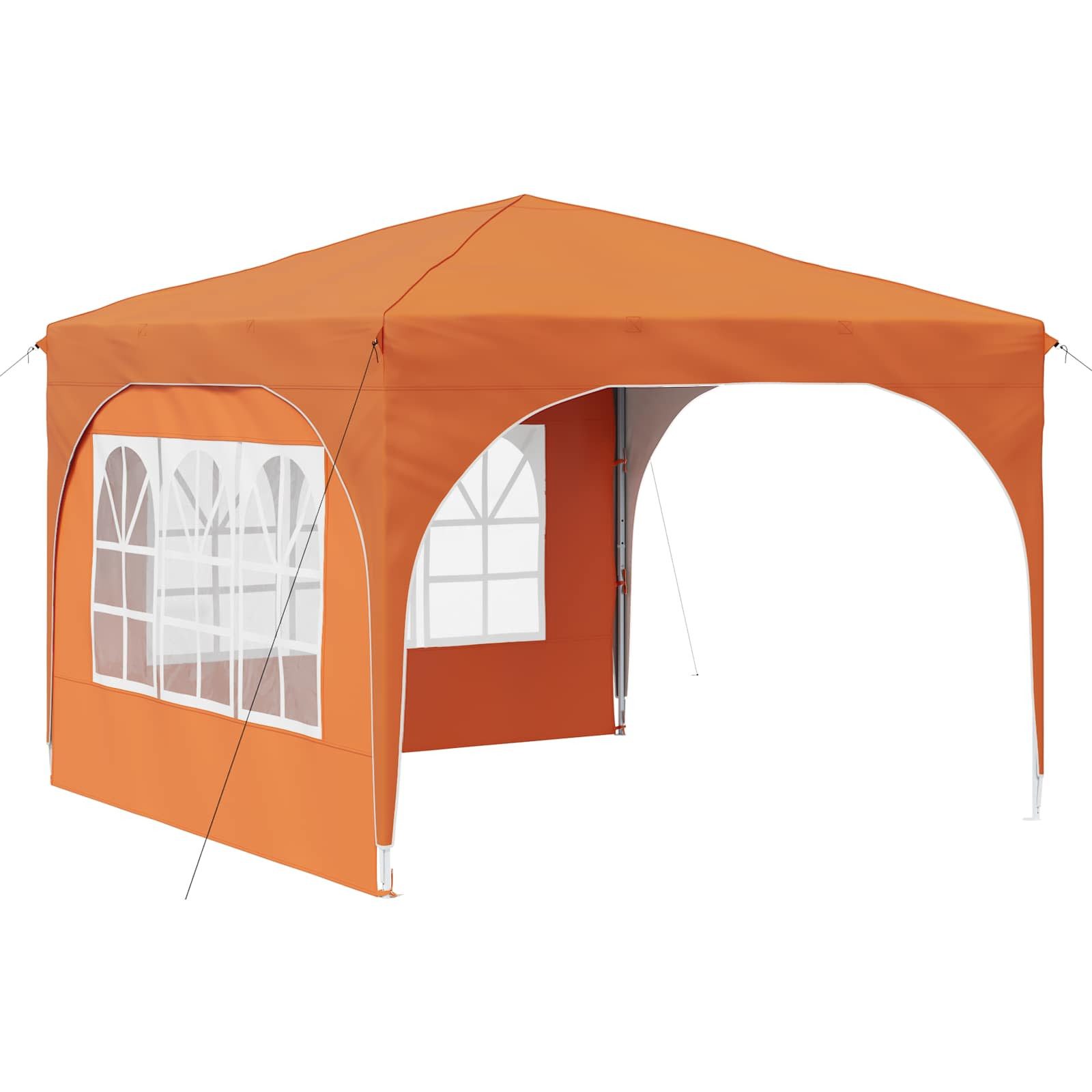 vidaXL Partyzelt Pop-up Partyzelt 290 x 290 x 245 cm Orange