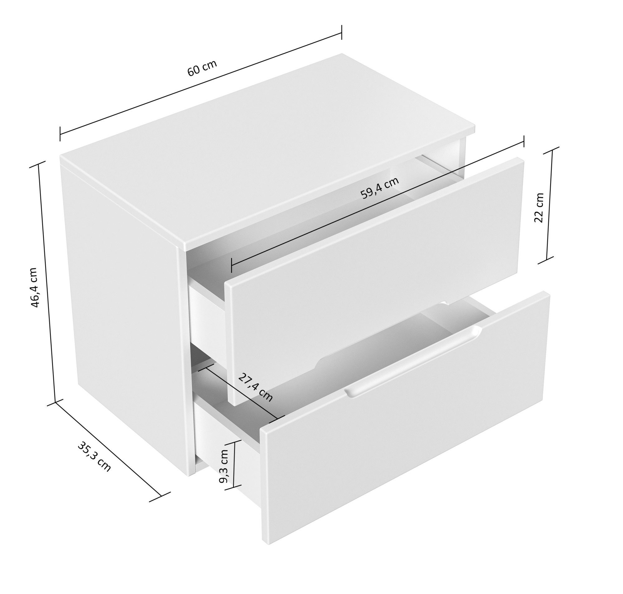 Magnolia Home Nachttisch Nachttisch Talo 60cm günstig online kaufen